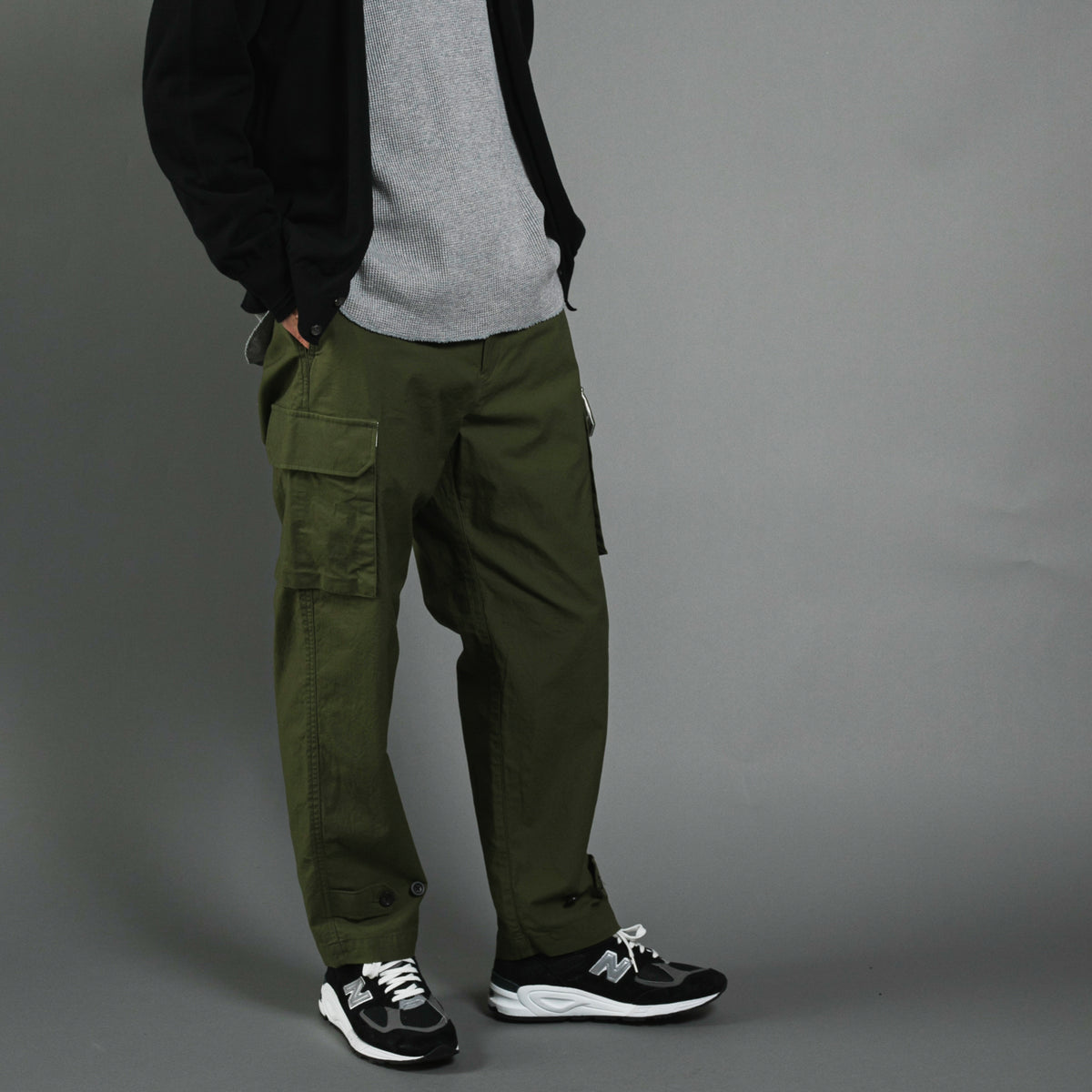 【ORIBE感謝祭今だけ10％OFF!】WIDE FRENCH CARGO PANTS
