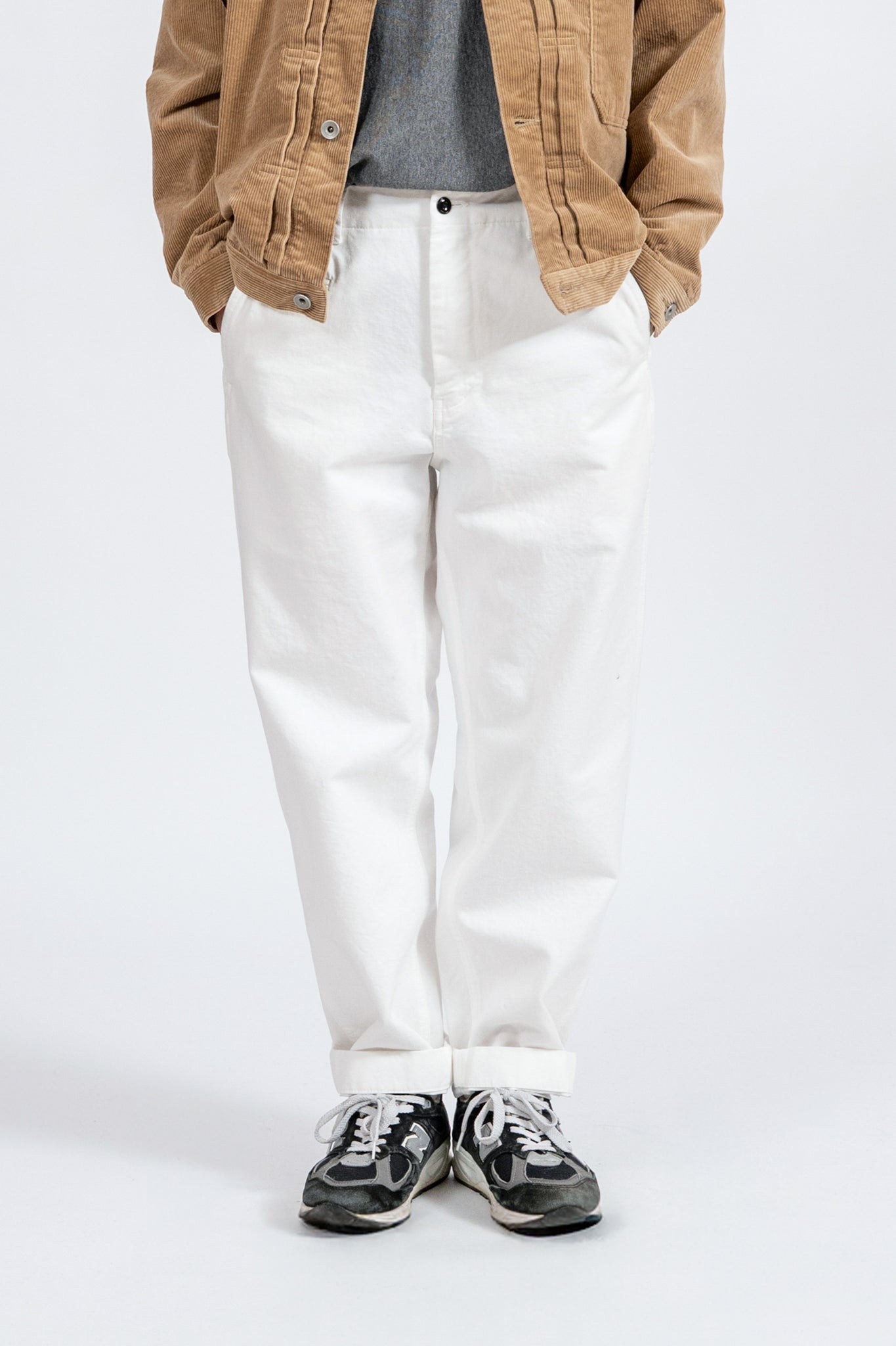 Wide Chino Pants -FW - WHT