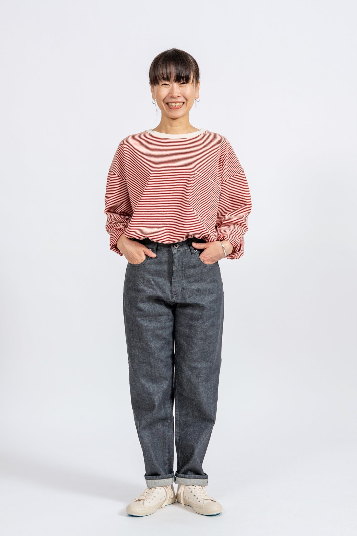 RIDE ON LOOSE DENIM - GRY