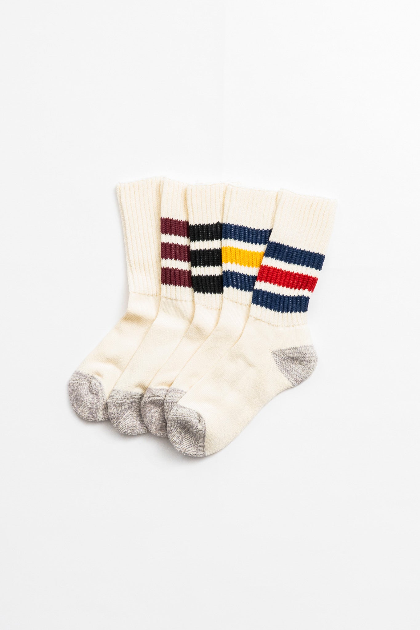 【 ROTOTO 】 COARSE RIBBED OLDSCHOOL CREW SOCKS - JAMES & CO. 鎌倉 公式サイト