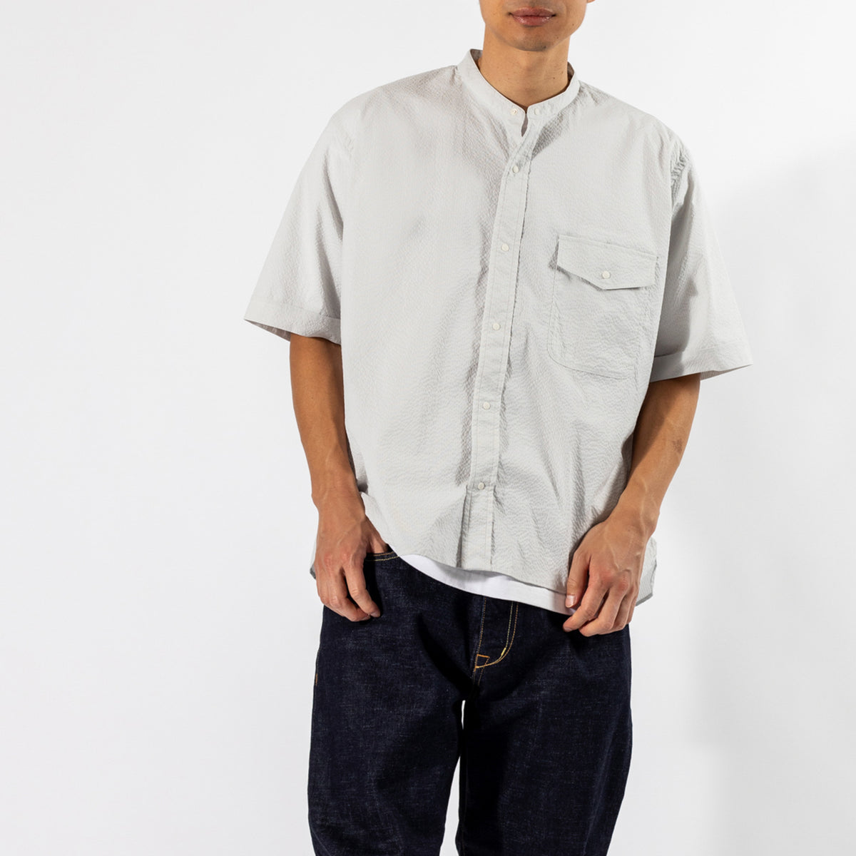 Band Collar Big Shirt – JAMES & CO. 鎌倉 公式サイト