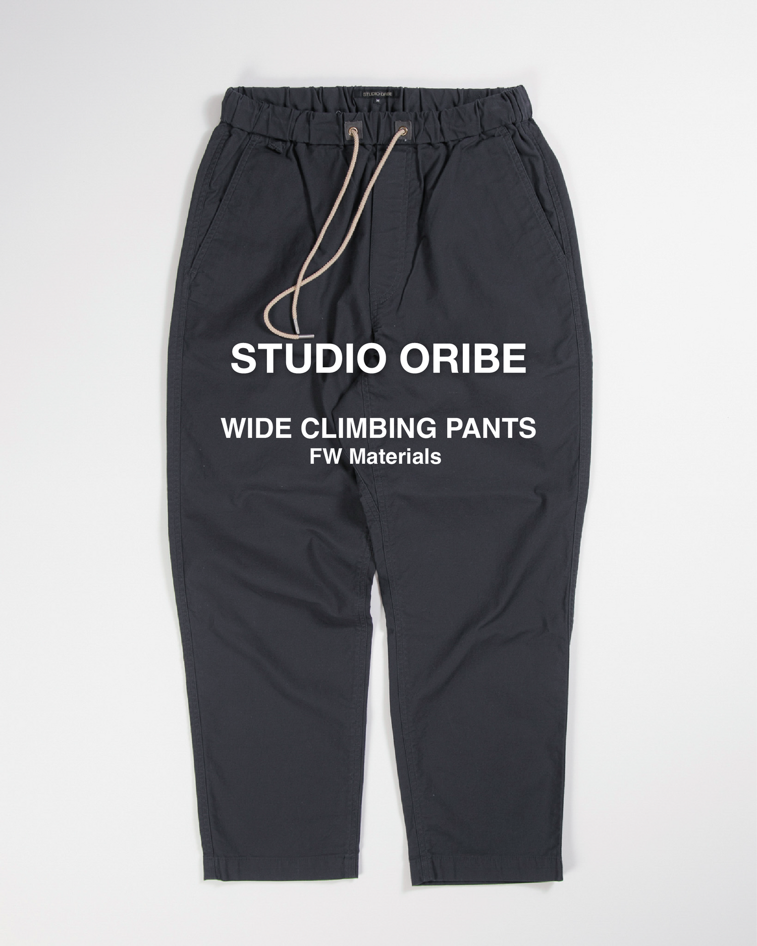 【新入荷】【STUDIO ORIBE】WIDE CLIMBING PANTS -FW素材-が入荷しました！