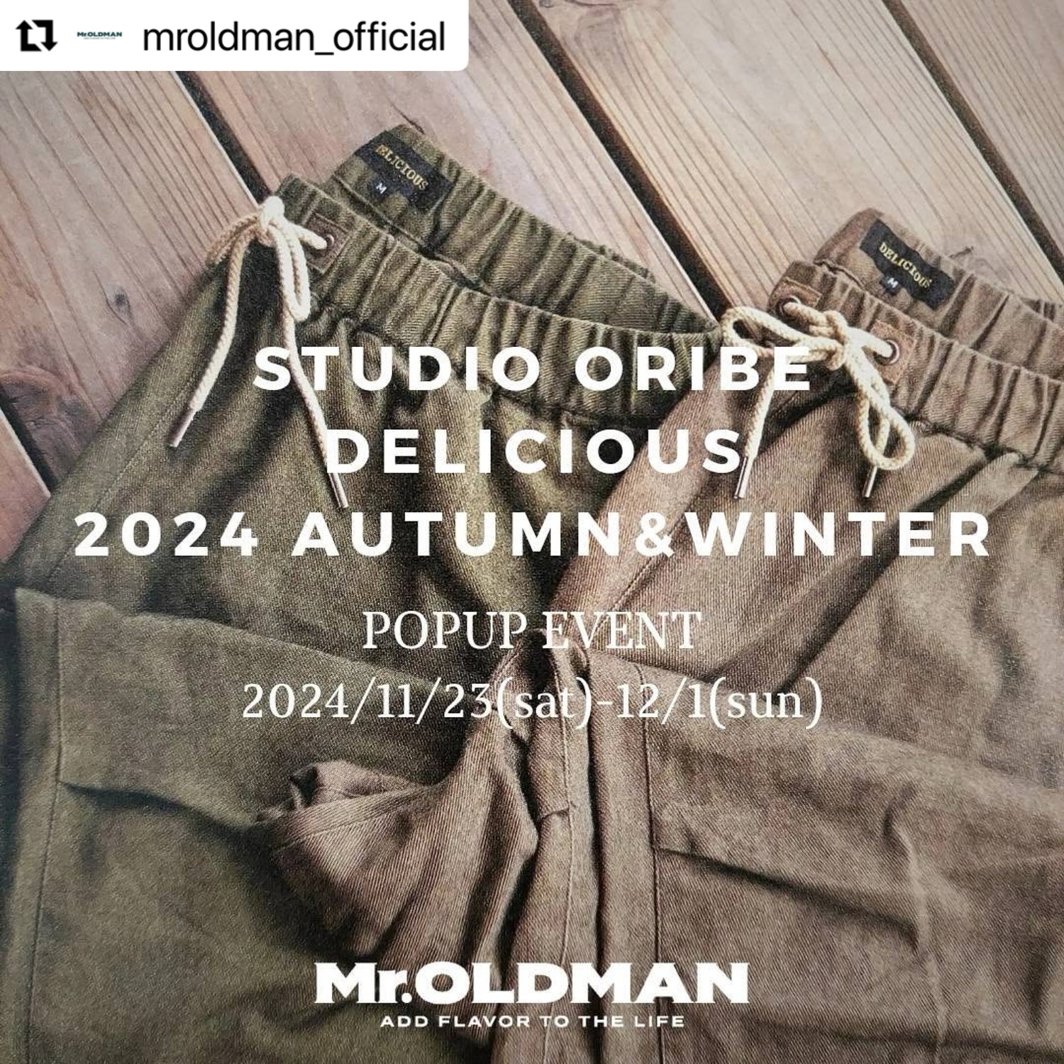 POP UP SHOP ＠M r .OLDMAN in Maebashi