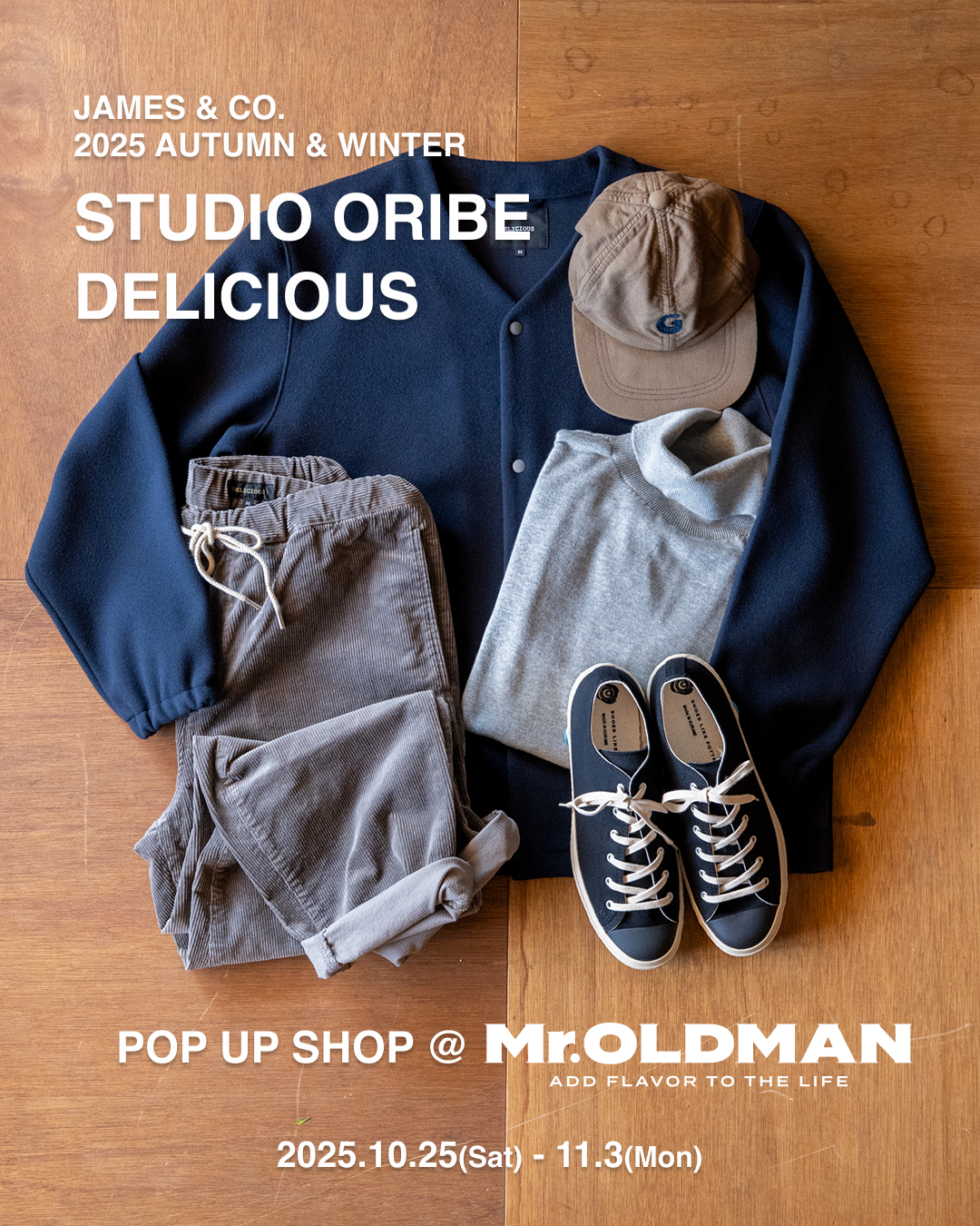 【POP UP】JAMES & CO. POP UP SHOP @ Mr.OLDMAN