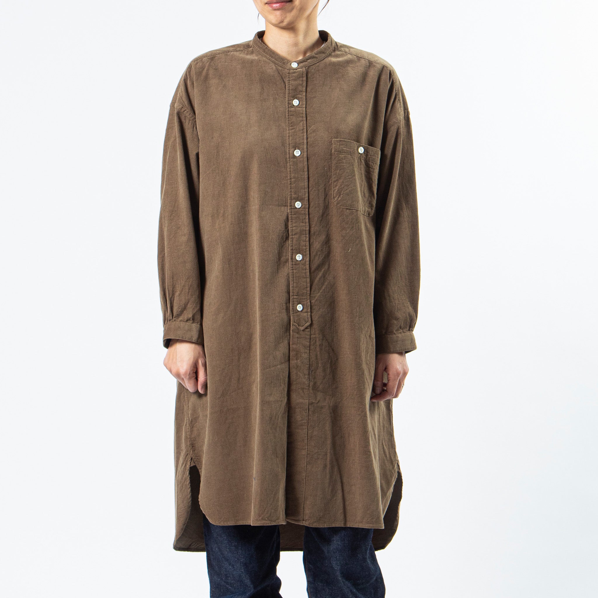 Band Collar Corduroy Dress（バンドカラーコーデュロイドレス） - JAMES & CO. 鎌倉 公式サイト