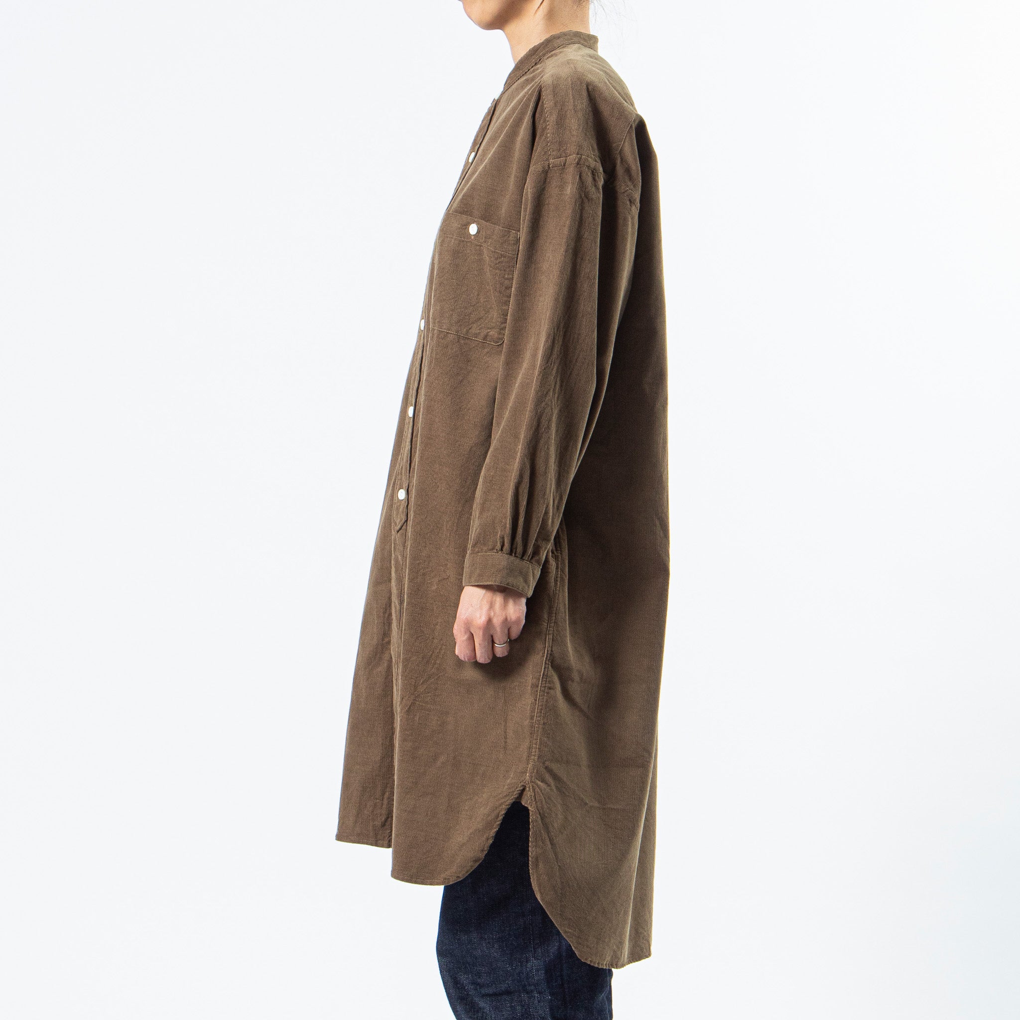 Band Collar Corduroy Dress（バンドカラーコーデュロイドレス） - JAMES & CO. 鎌倉 公式サイト