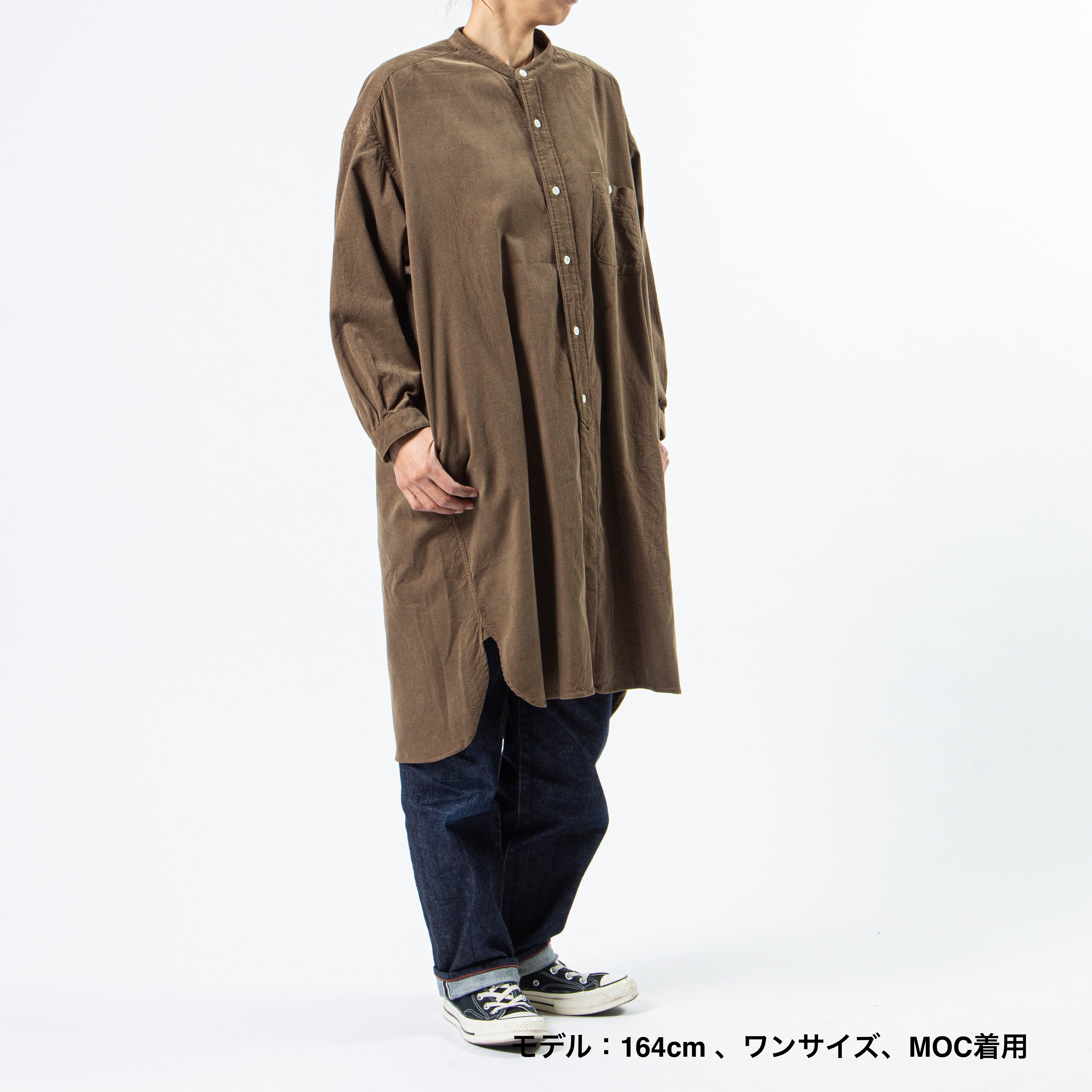 o*）様 house on the hill Corduroy Dress (B Greed International - Bed&Breakfast / Chambray Corduroy Dress