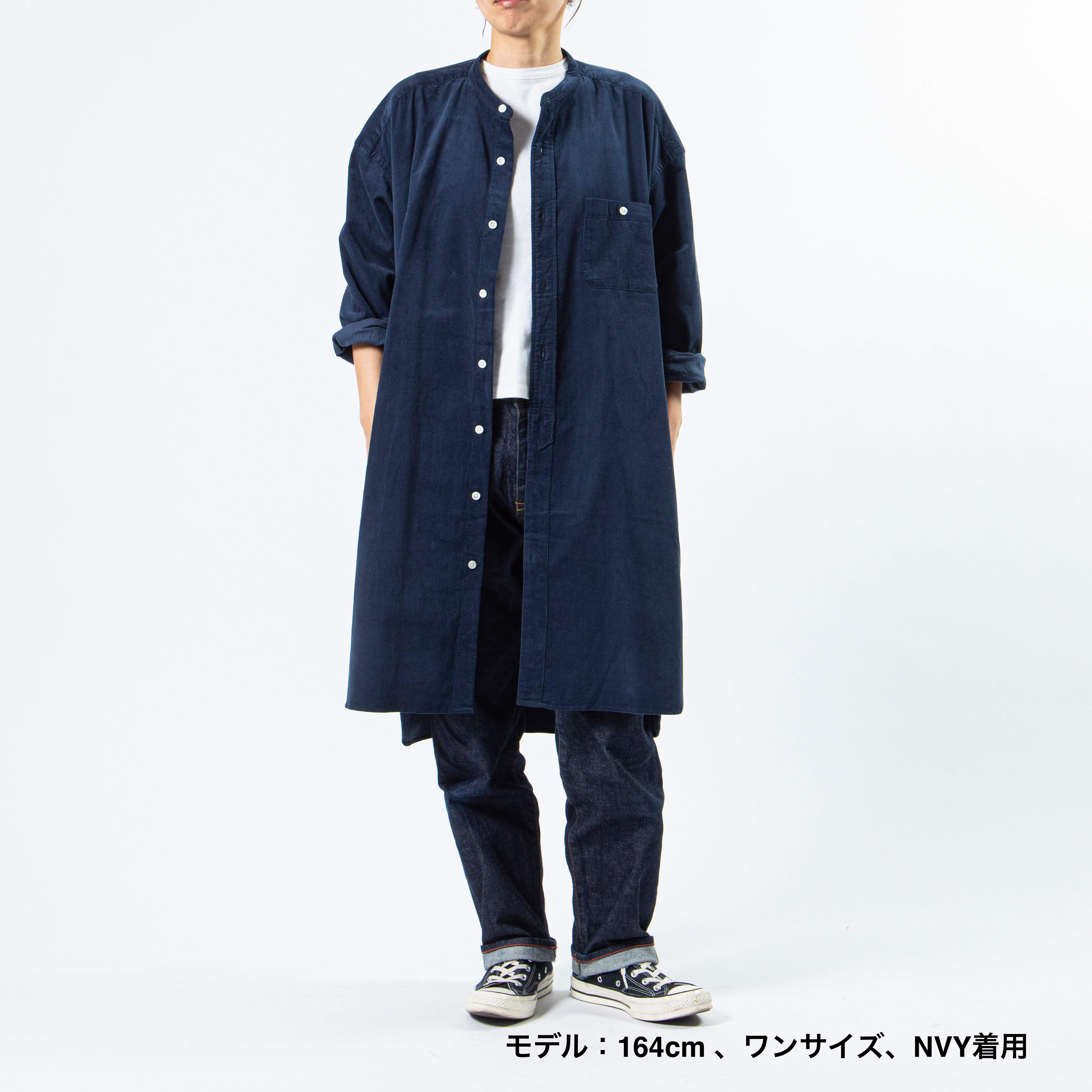 Band Collar Corduroy Dress（バンドカラーコーデュロイドレス） - JAMES & CO. 鎌倉 公式サイト