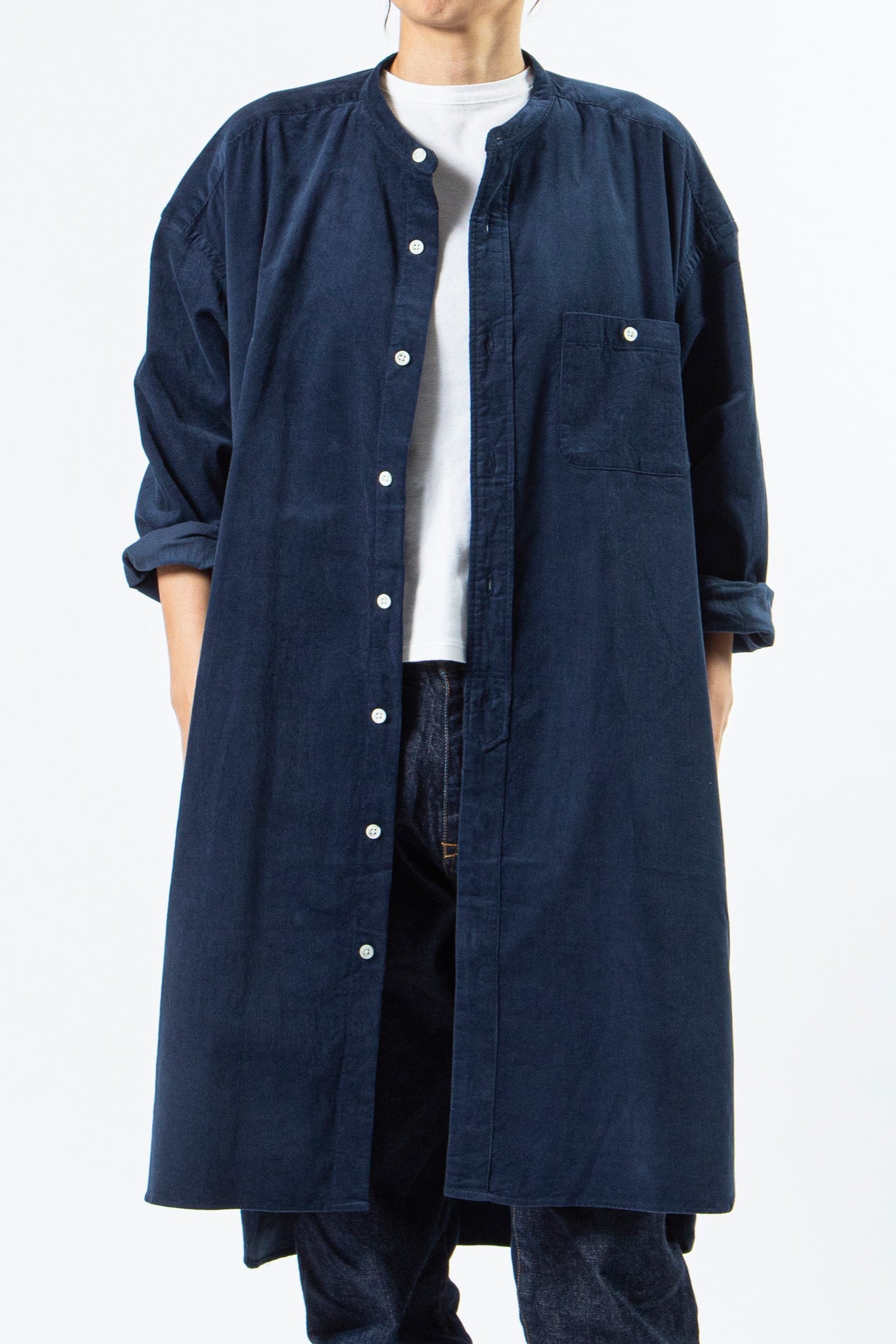 Band Collar Corduroy Dress - JAMES & CO. 鎌倉 公式サイト