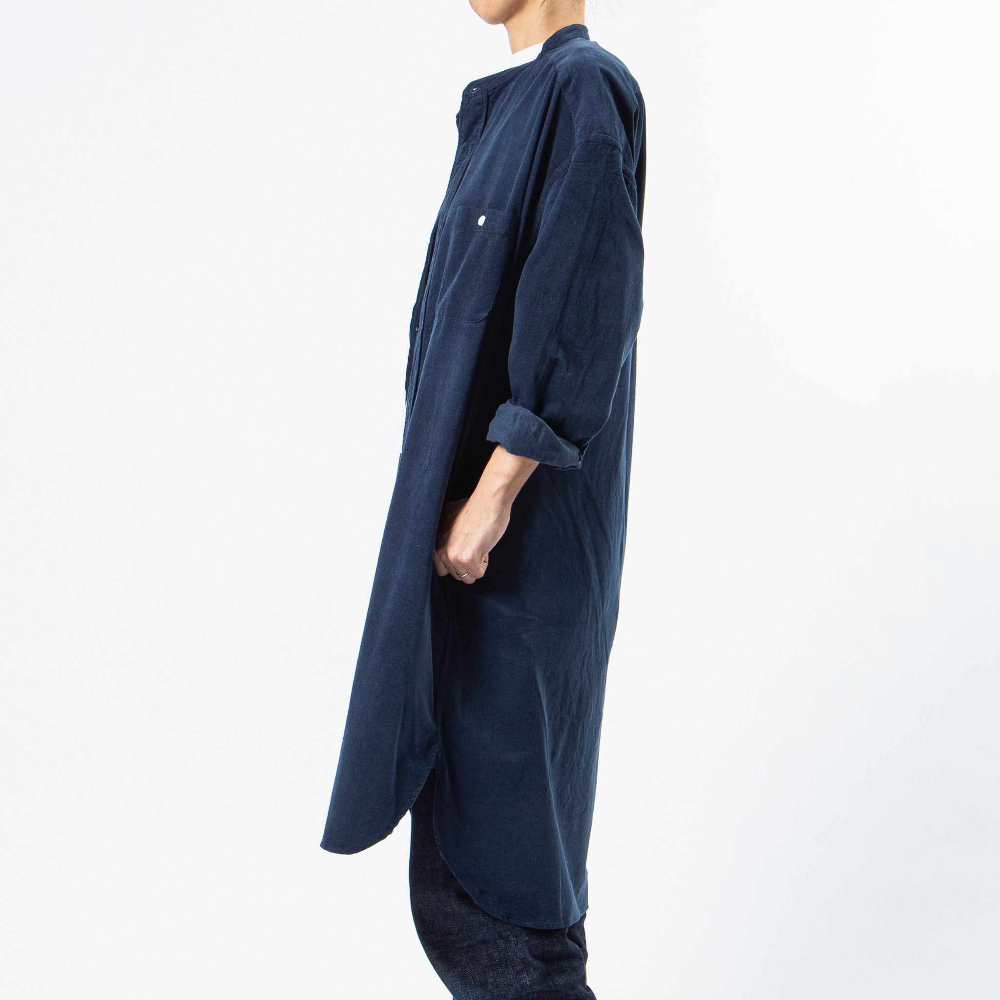 Band Collar Corduroy Dress（バンドカラーコーデュロイドレス） - JAMES & CO. 鎌倉 公式サイト