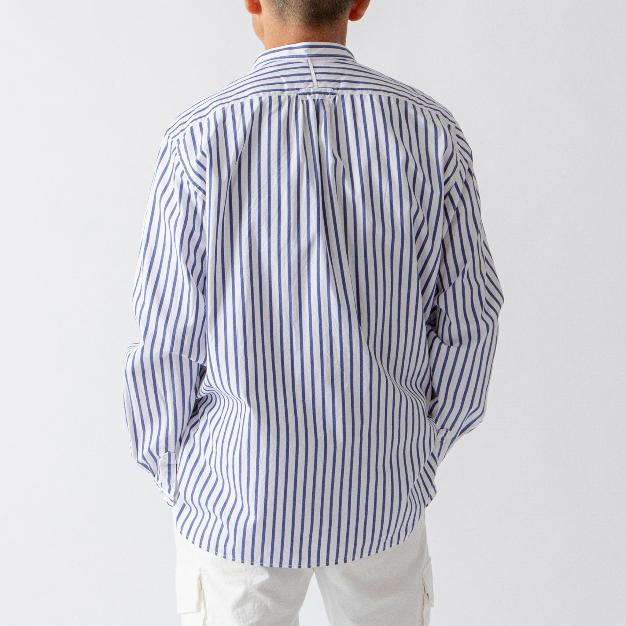 Band Collar Long Sleeve Shirt