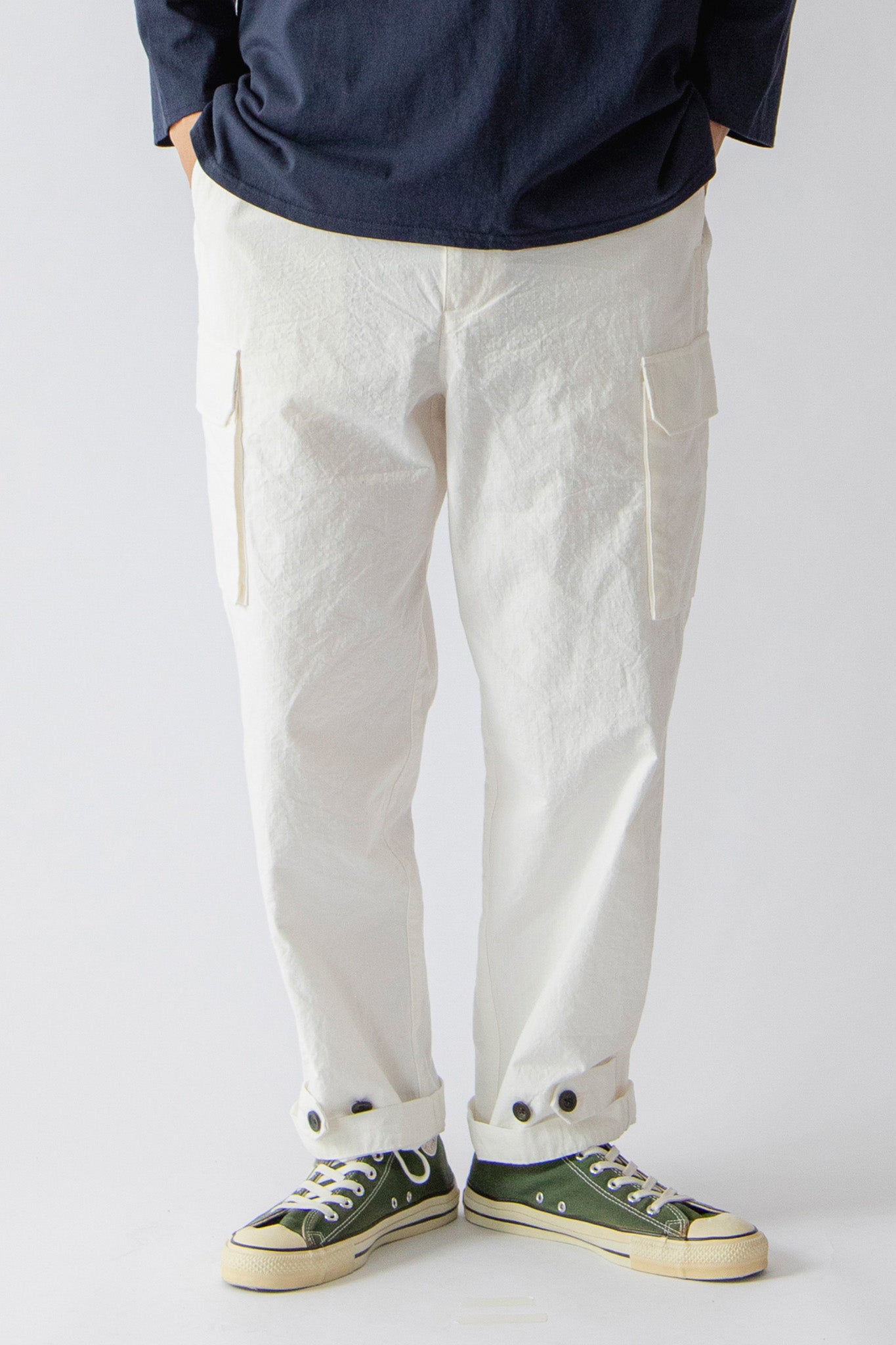 WIDE FRENCH CARGO PANTS -RIPSTOP-（ワイドフレンチカーゴパンツ-リップストップ-）