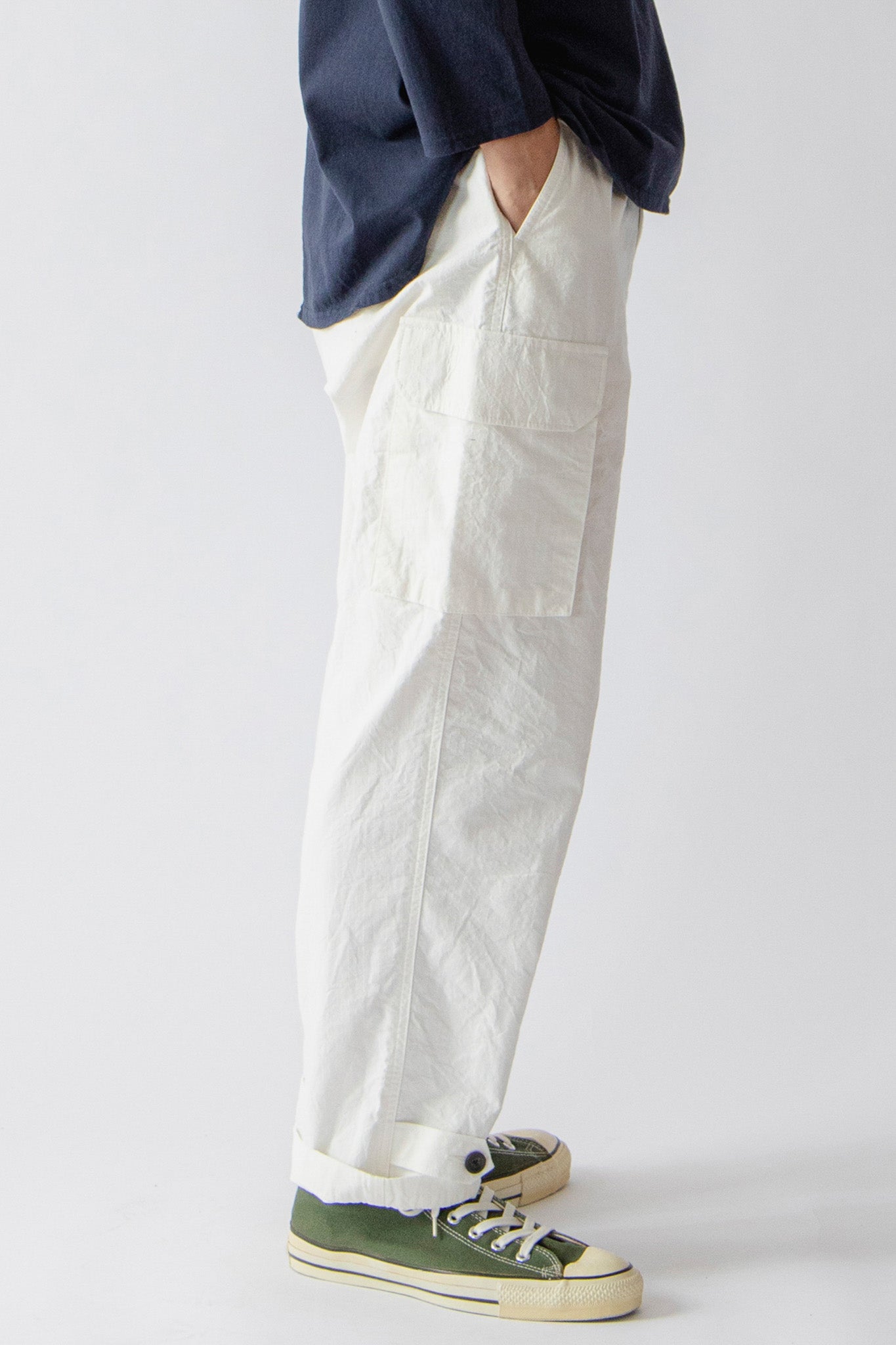 WIDE FRENCH CARGO PANTS -RIPSTOP-（ワイドフレンチカーゴパンツ-リップストップ-）