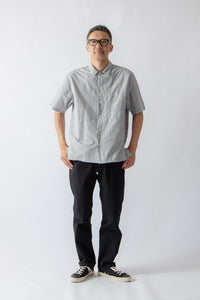 STRIPE Open Collar Shirt