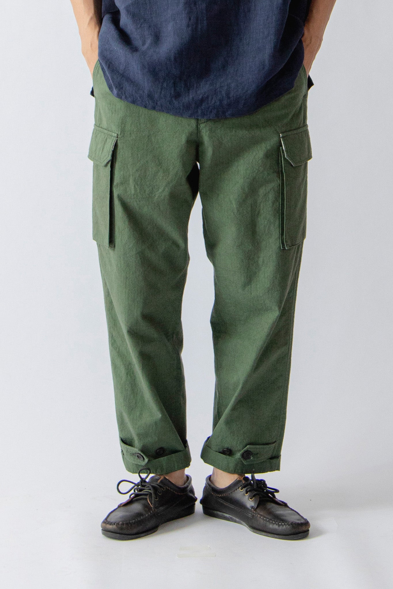 WIDE FRENCH CARGO PANTS -RIPSTOP-（ワイドフレンチカーゴパンツ-リップストップ-）