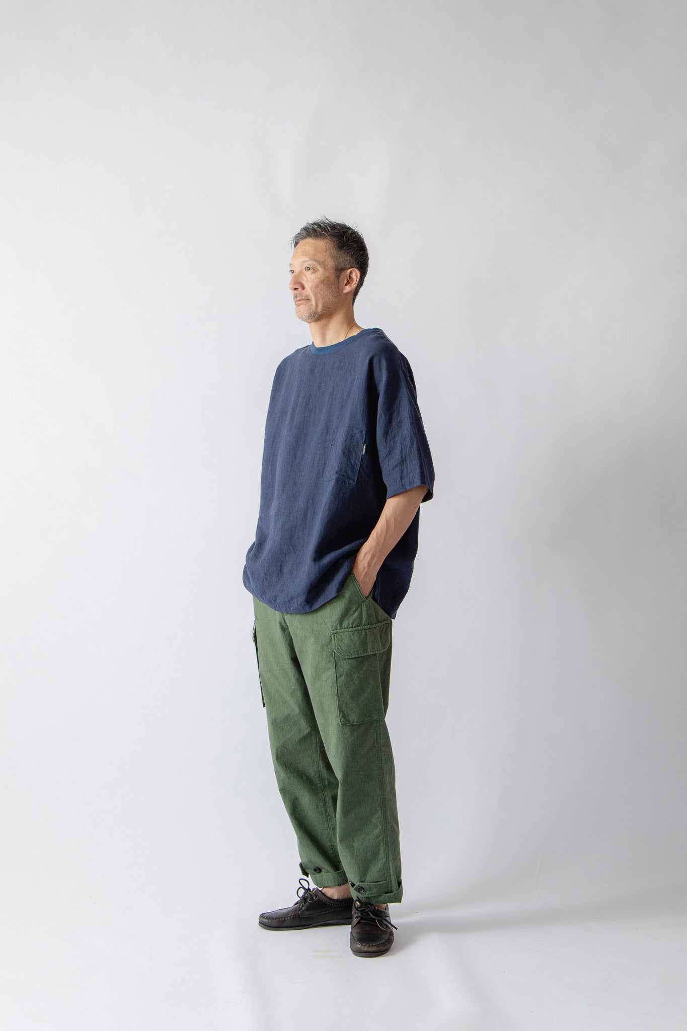 WIDE FRENCH CARGO PANTS -RIPSTOP-（ワイドフレンチカーゴパンツ-リップストップ-）