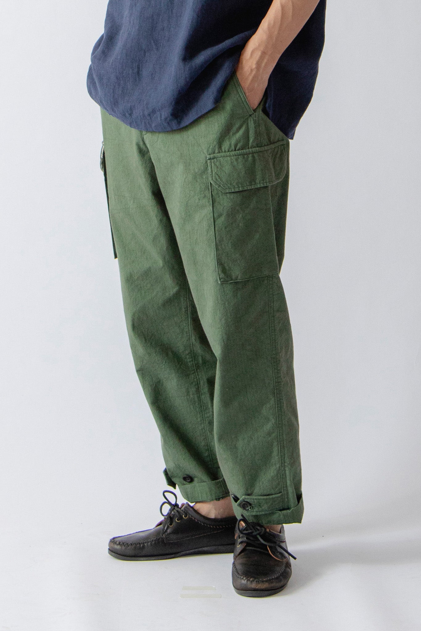 WIDE FRENCH CARGO PANTS -RIPSTOP-（ワイドフレンチカーゴパンツ-リップストップ-）