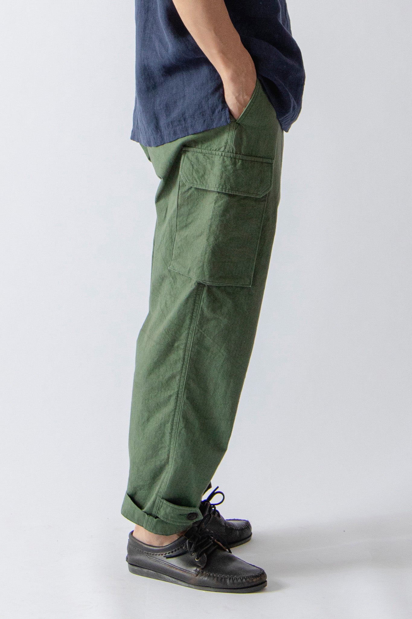 WIDE FRENCH CARGO PANTS -RIPSTOP-（ワイドフレンチカーゴパンツ-リップストップ-）