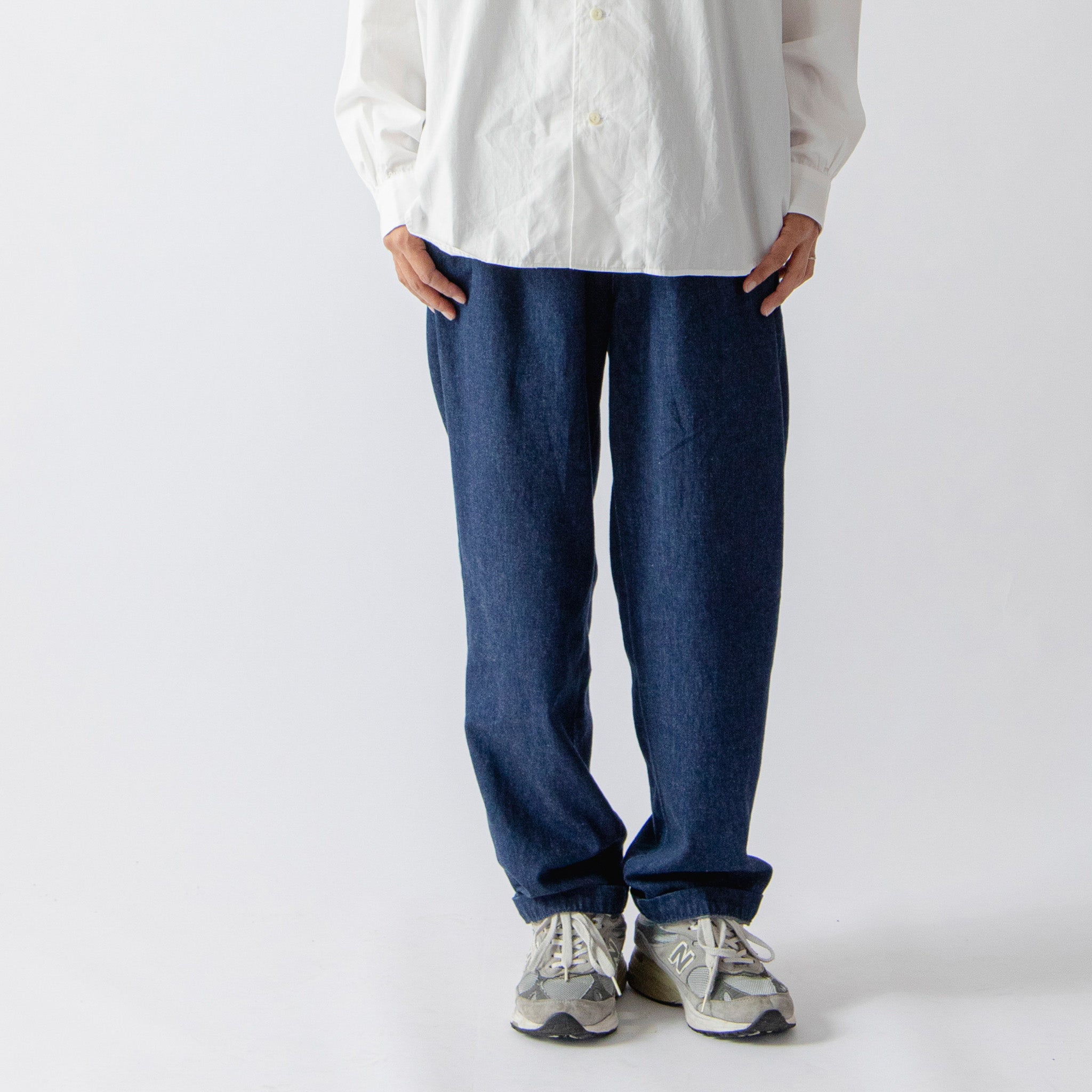 Light Denim Easy Pants
