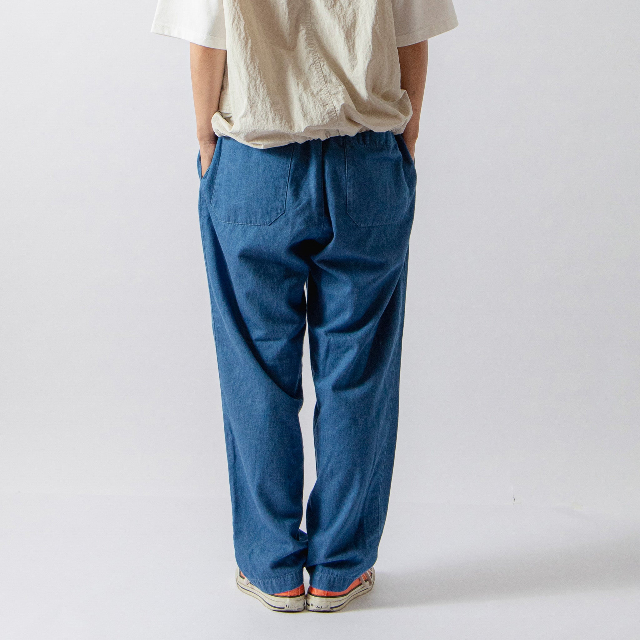 Light Denim Easy Pants