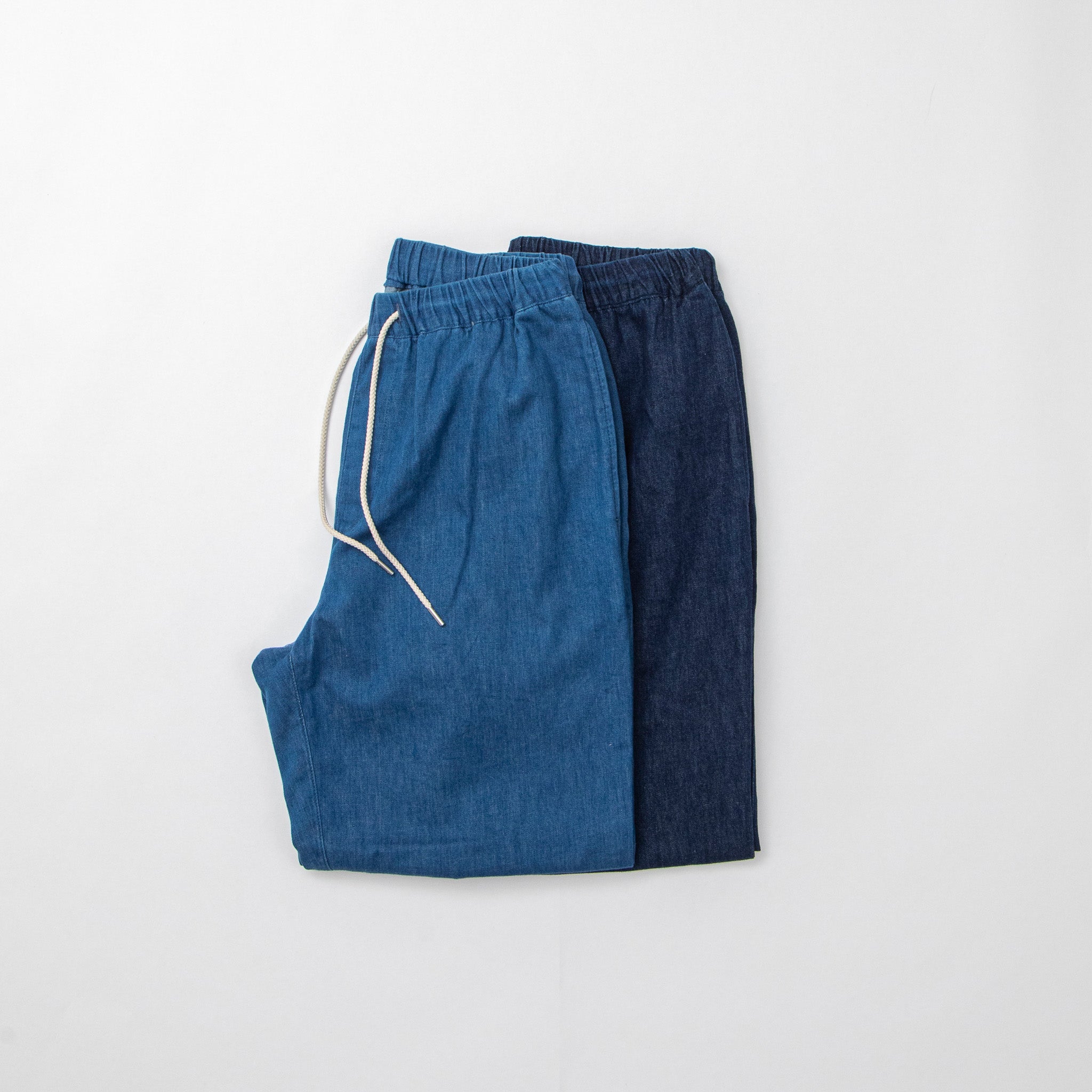 Light Denim Easy Pants