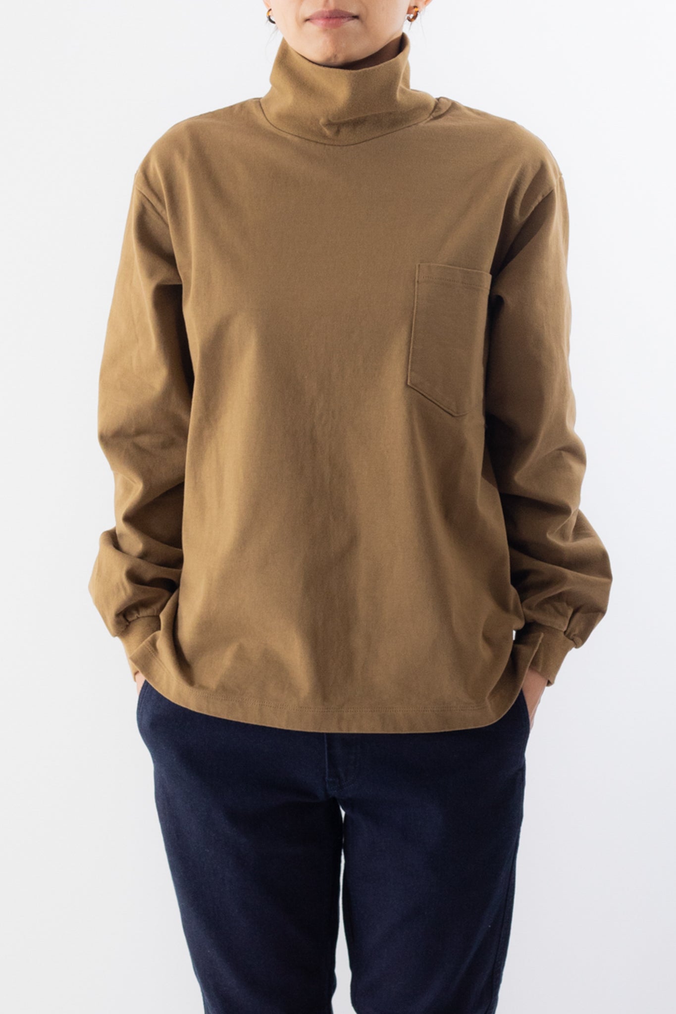 Cotton High-Necked