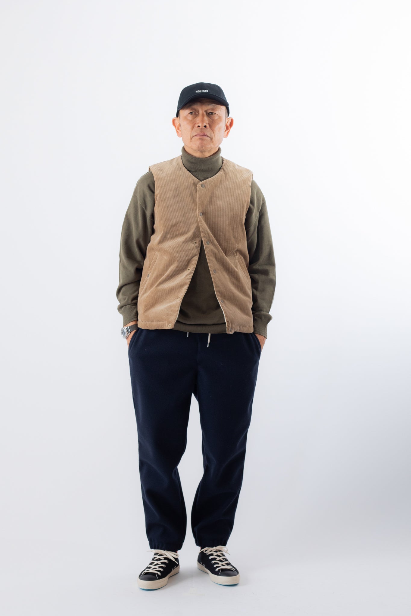 PADDED Corduroy Vest｜DELICIOUS（デリシャス）