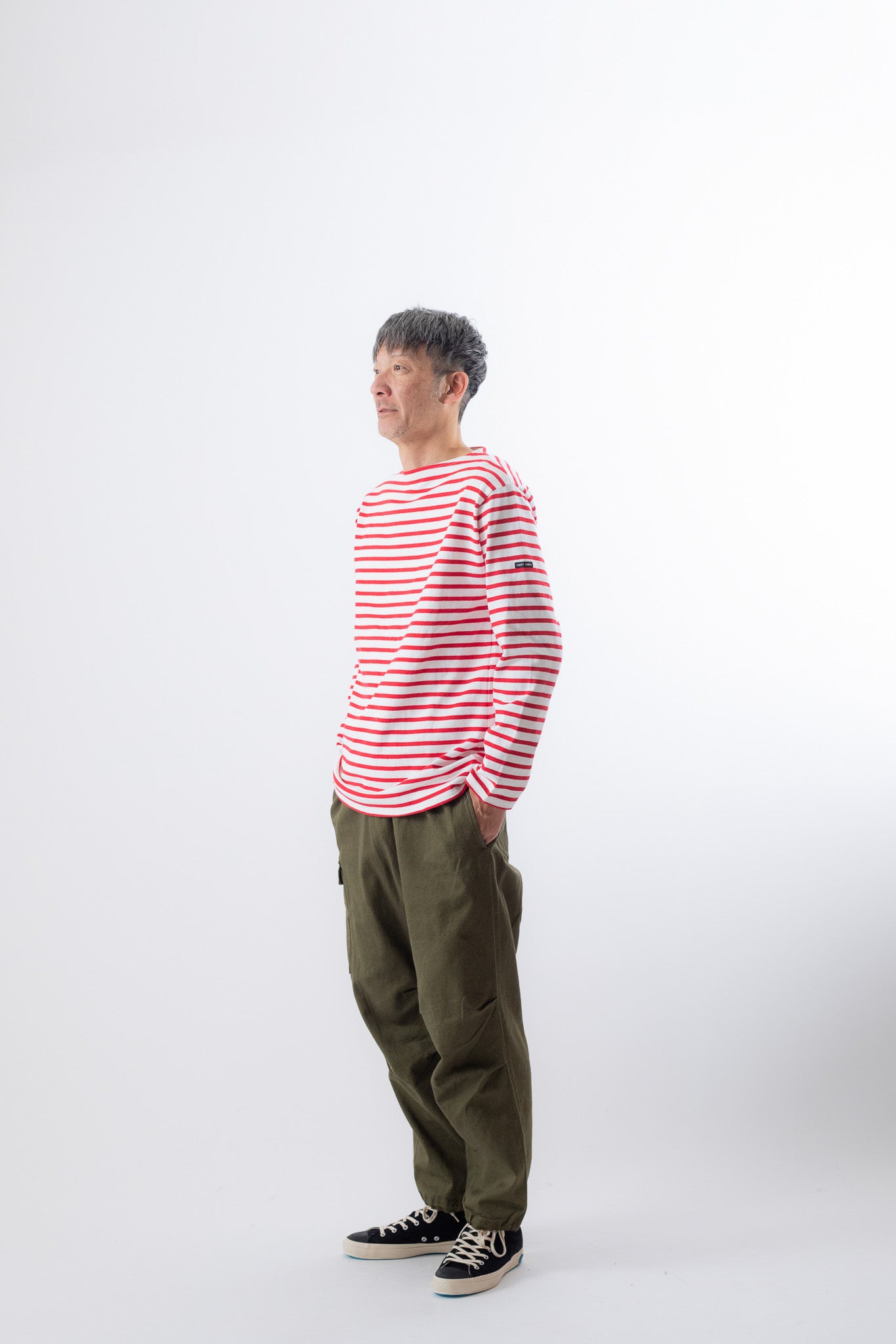 NEIGE/TULIPE　（ホワイト/レッド）T6着用