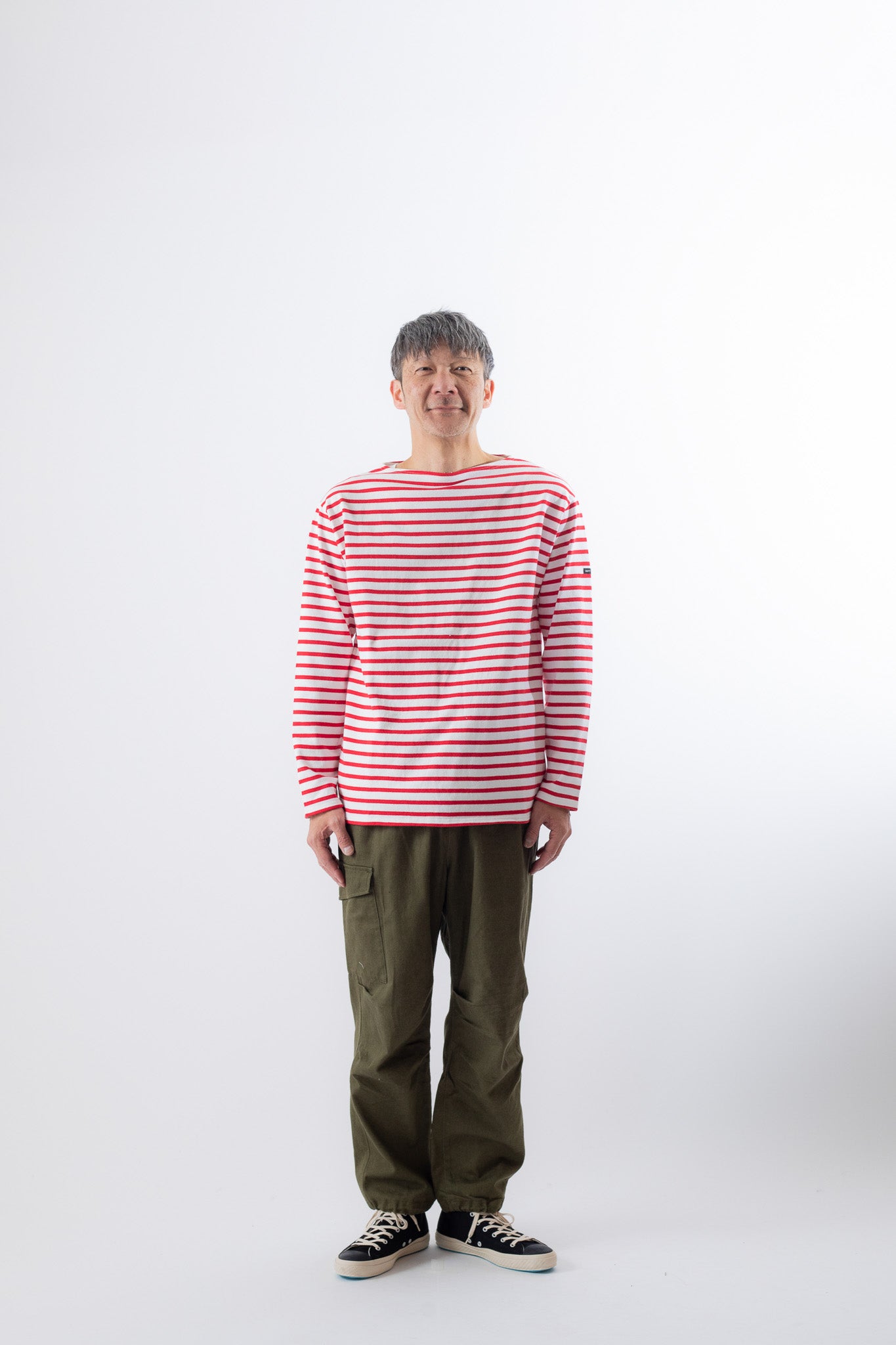 NEIGE/TULIPE　（ホワイト/レッド）T6着用