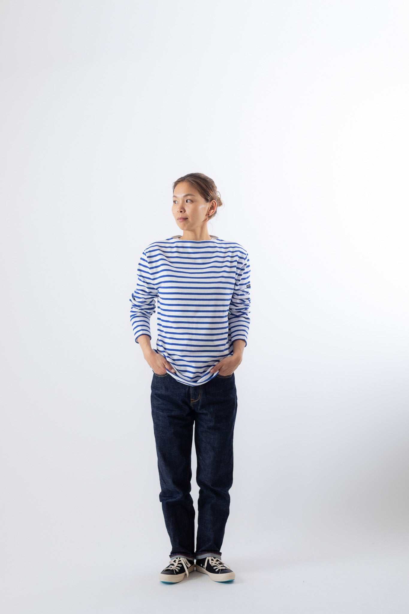 NEIGE/GITANE　（ホワイト/コバルトブルー）T4着用