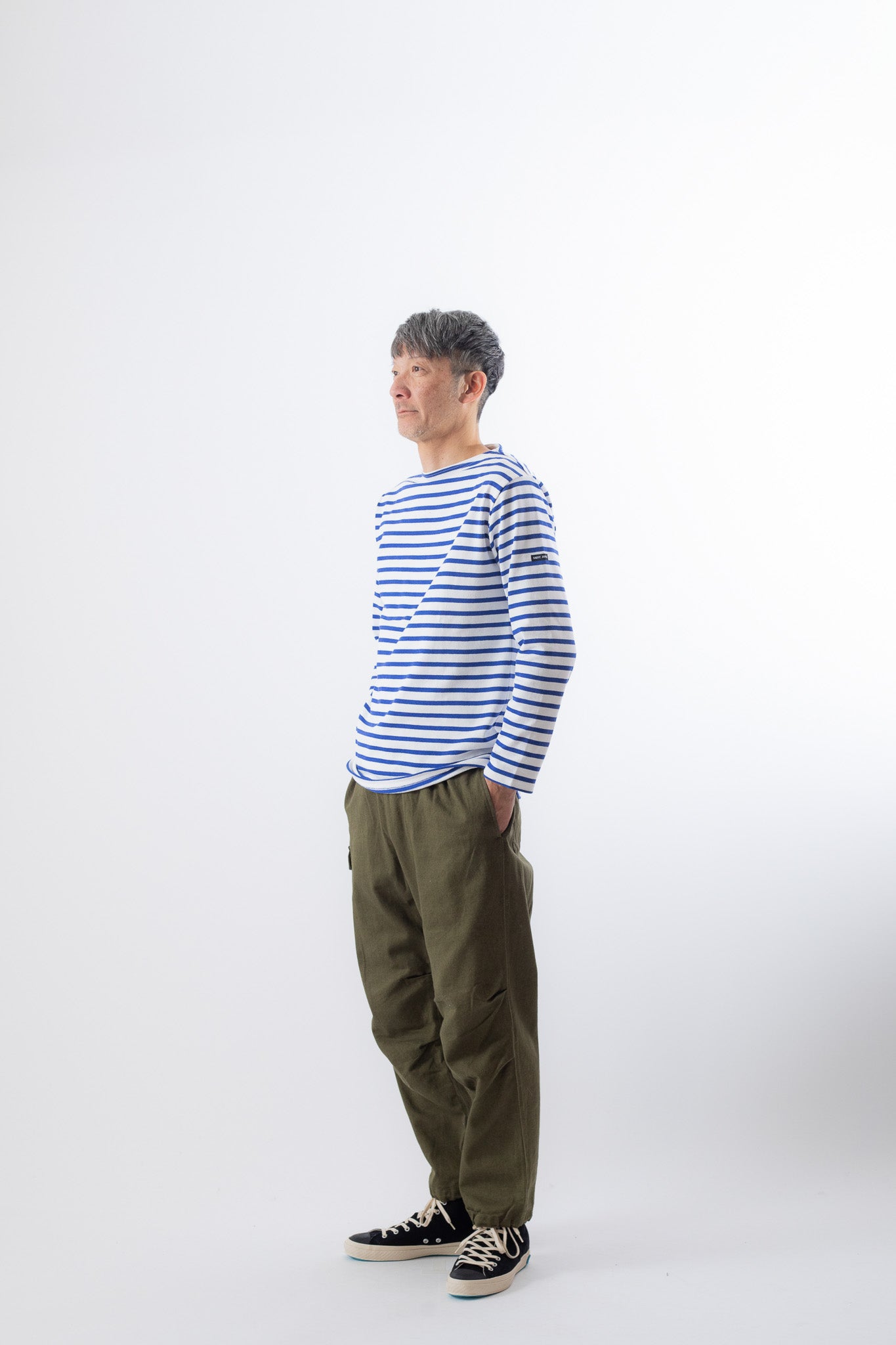 NEIGE/GITANE　（ホワイト/コバルトブルー）T4着用