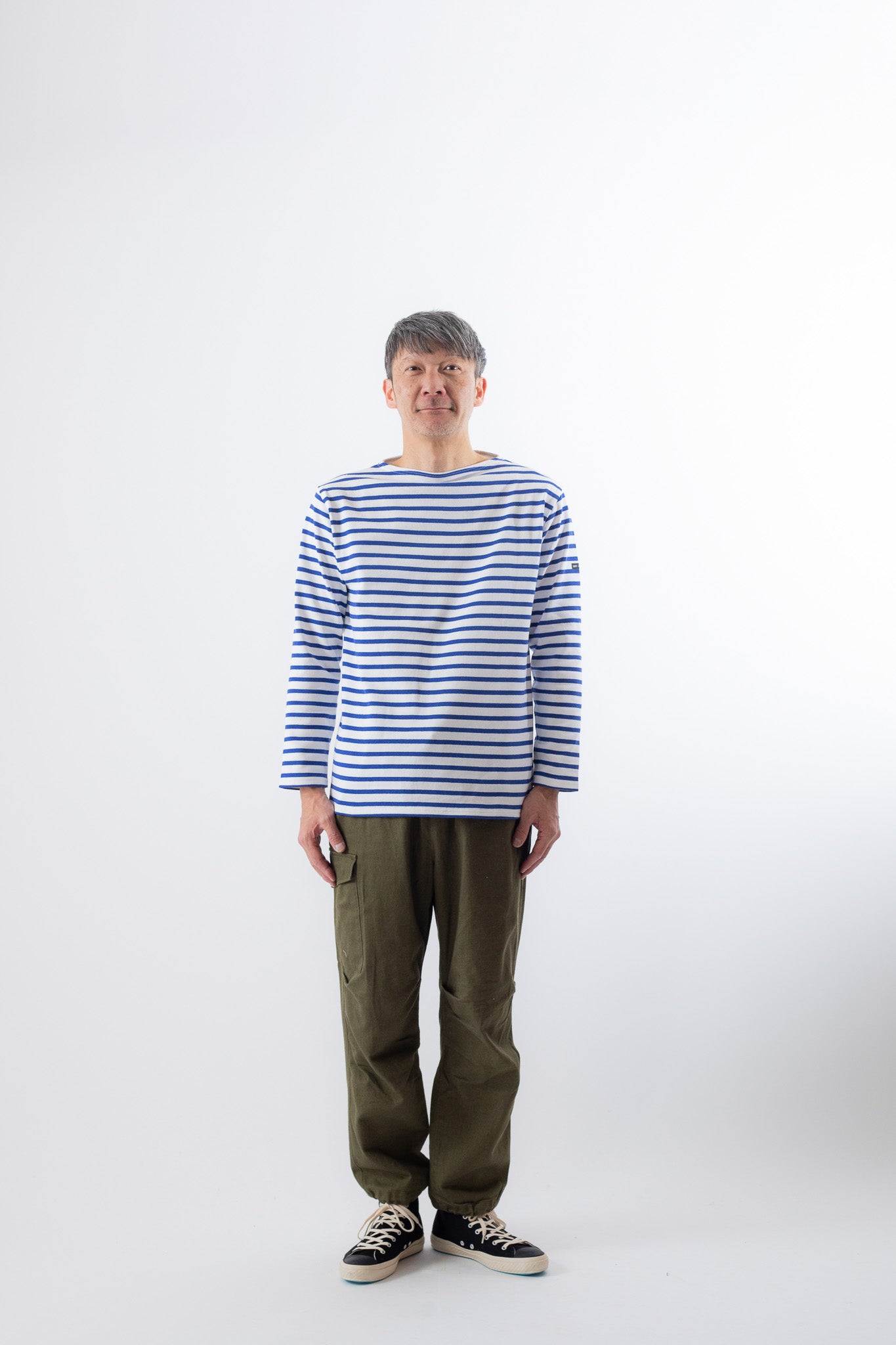 NEIGE/GITANE　（ホワイト/コバルトブルー）T4着用