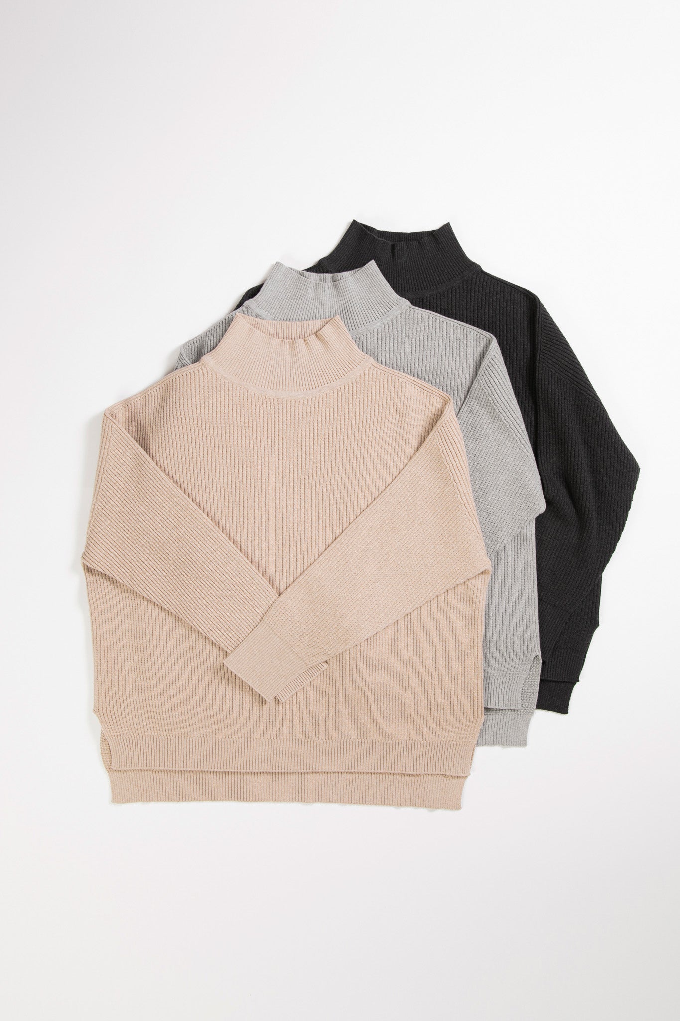 Cotton High-Necked Knit（Ladies）