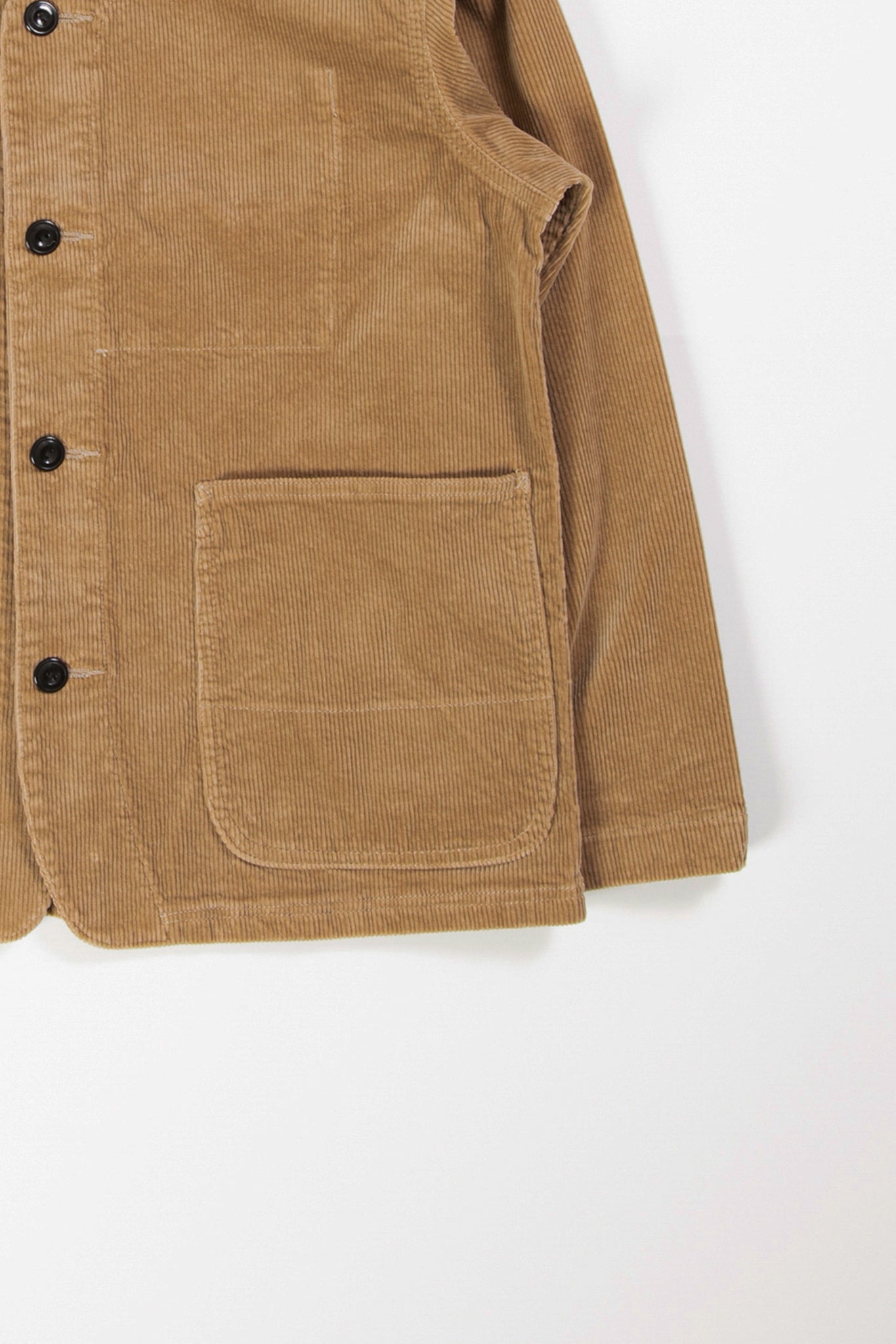 Corduroy Collarless Jacket
