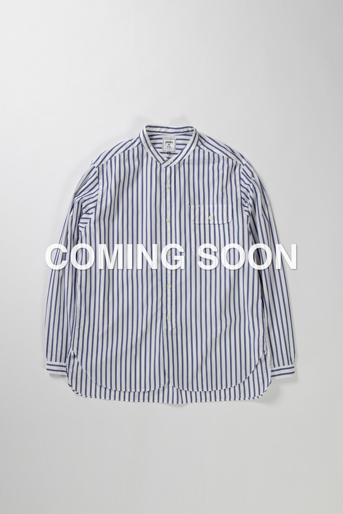 Band Collar Shirt | JAMES & CO. STANDARD SHIRT | JAMES & CO.鎌倉