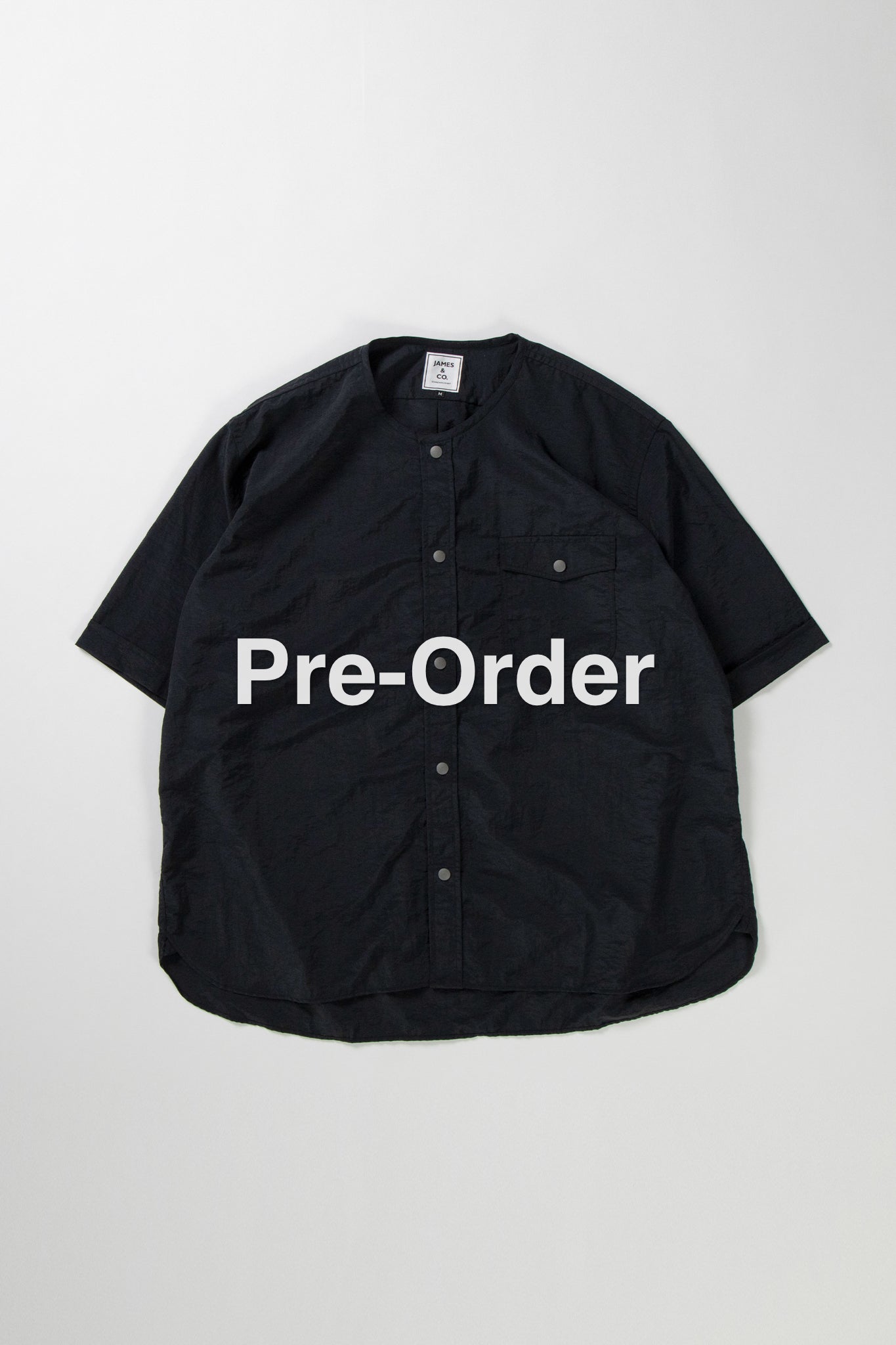 No-Collar S/S Shirt（26SS Pre-Order）