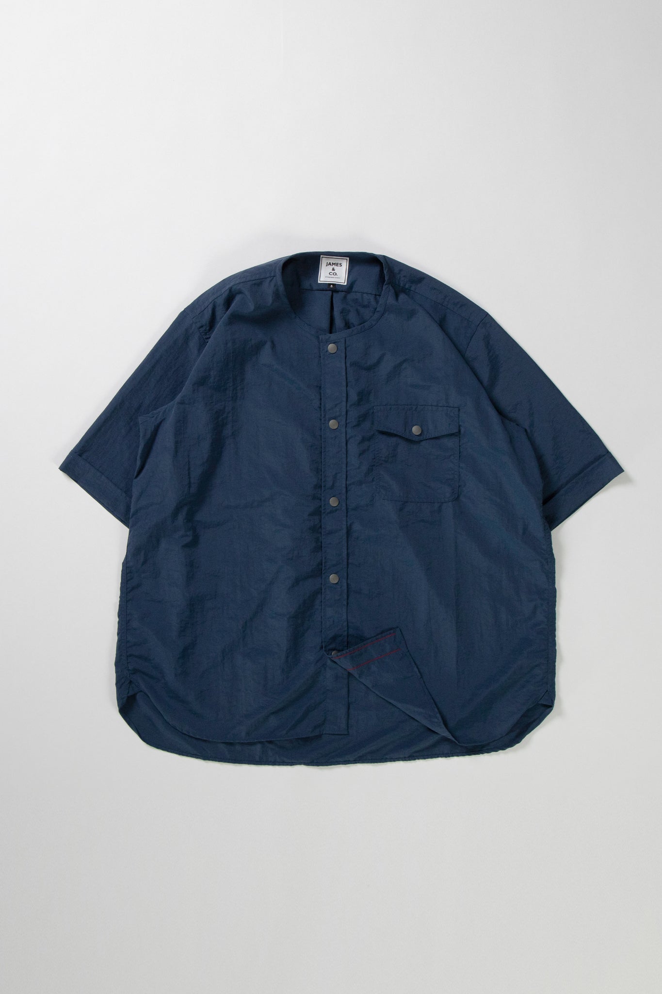 No-Collar S/S Shirt | JAMES & CO. STANDARD SHIRT | JAMES & CO.鎌倉