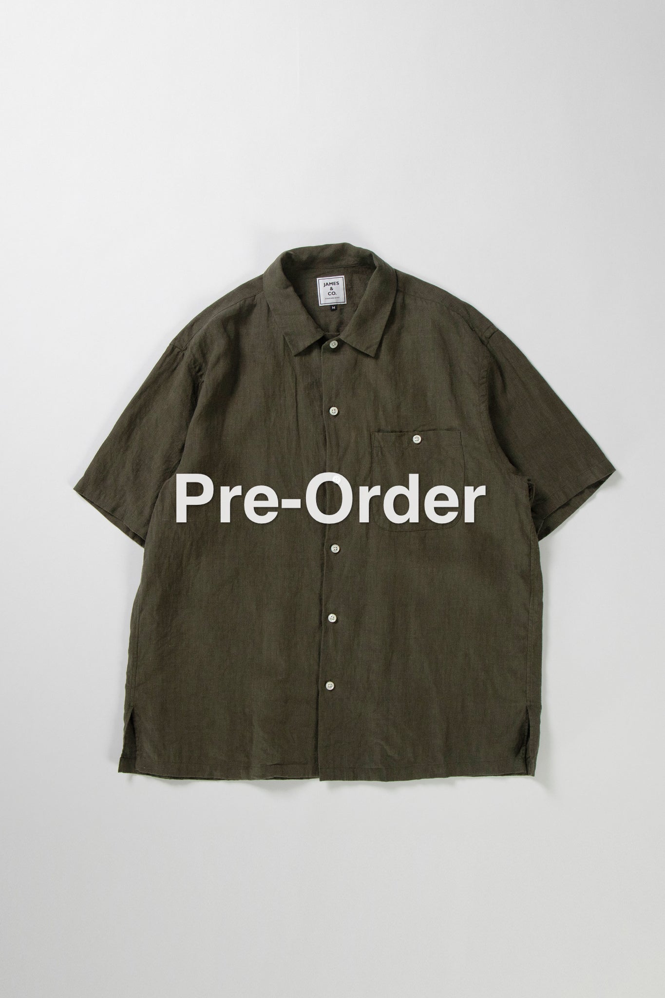 LINEN Open Collar Shirt（26SS Pre-Order）