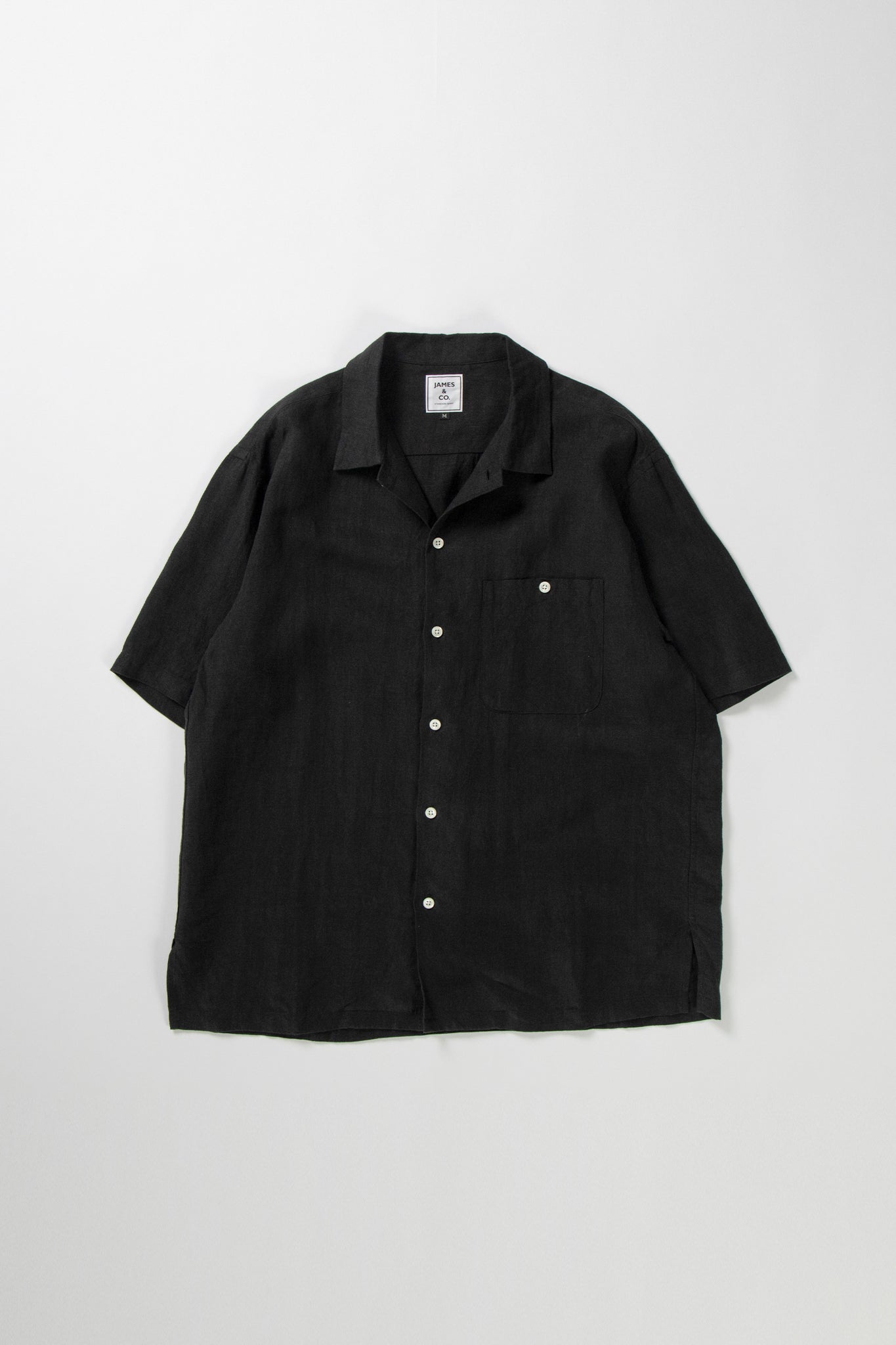LINEN Open Collar Shirt - JAMES & CO. 鎌倉 公式サイト