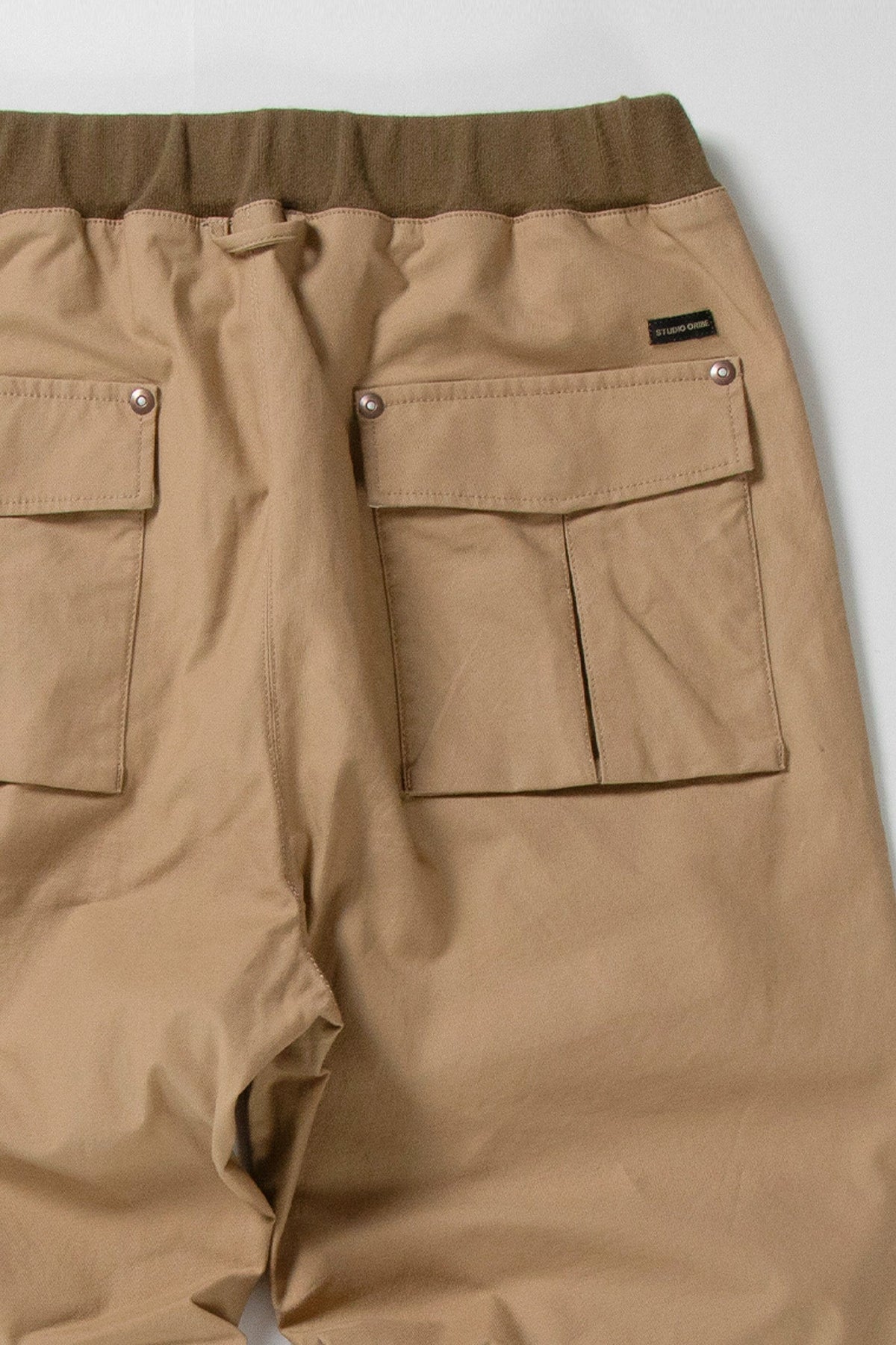 RIB PANTS - BEG