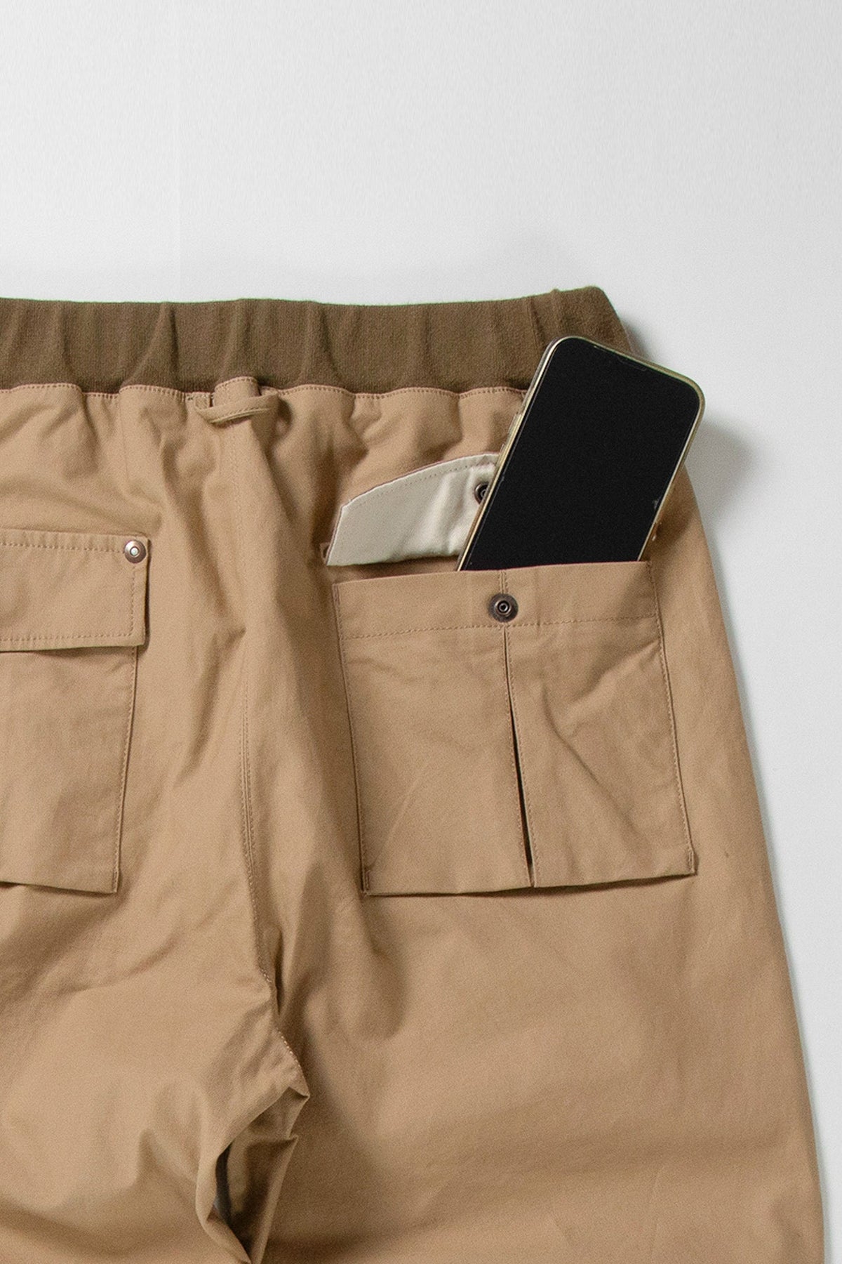 RIB PANTS - BEG