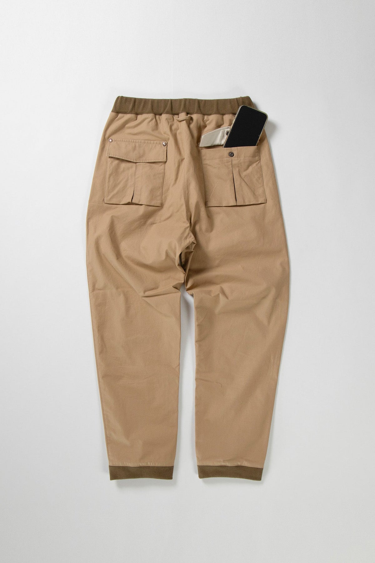 RIB PANTS - BEG