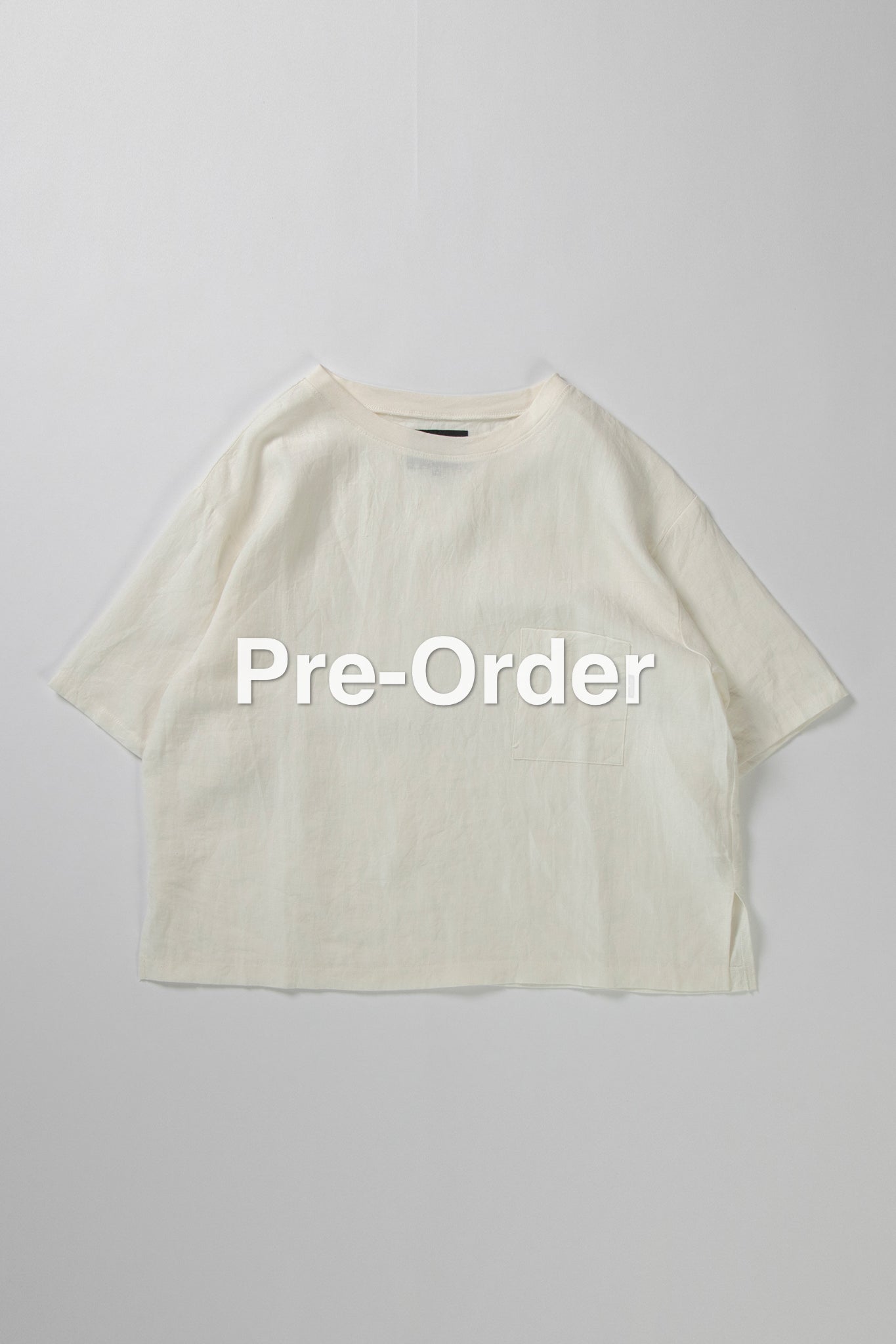 LINEN Big T-Shirt（26SS Pre-Order）