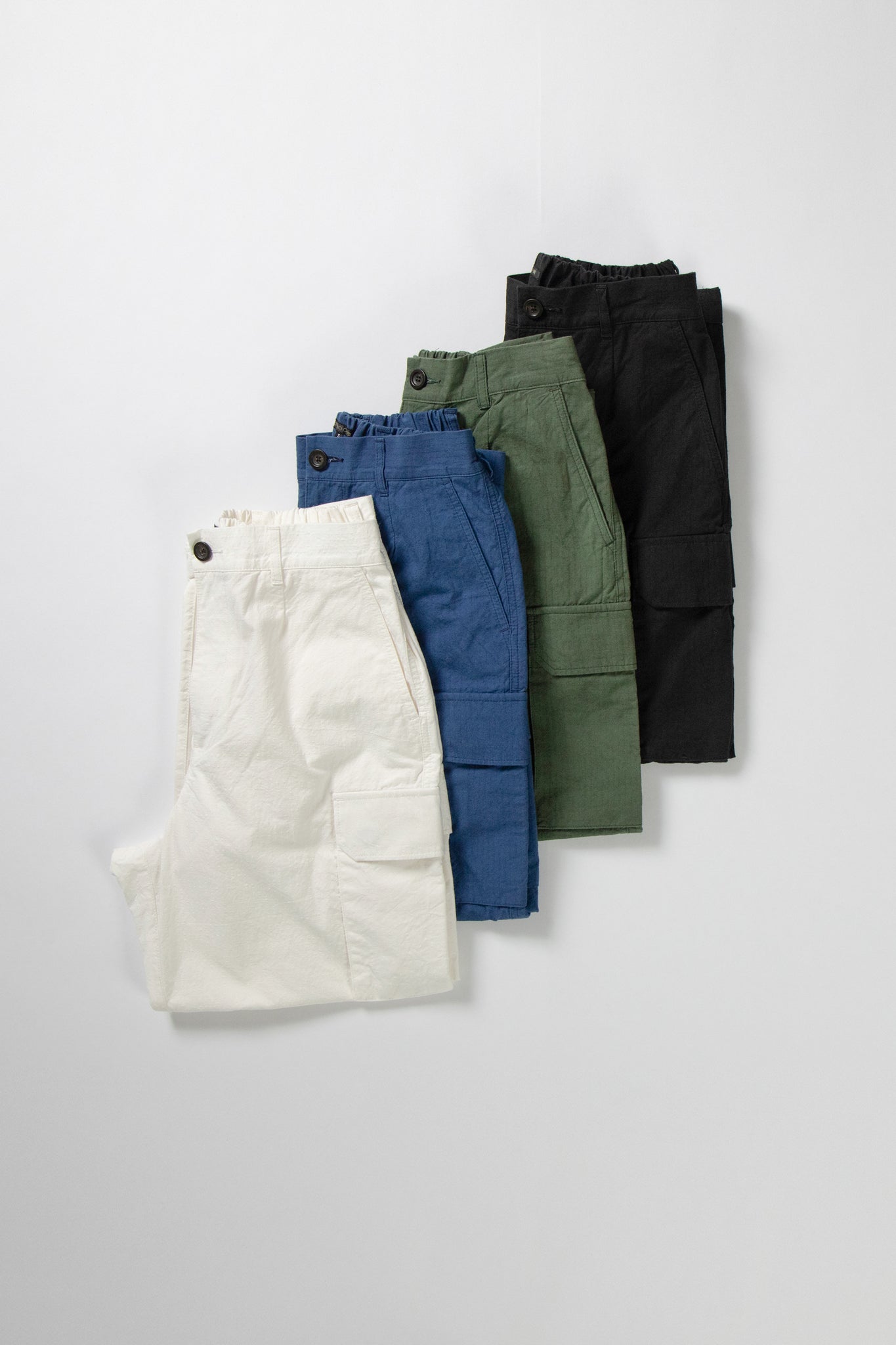 WIDE FRENCH CARGO PANTS -RIPSTOP-