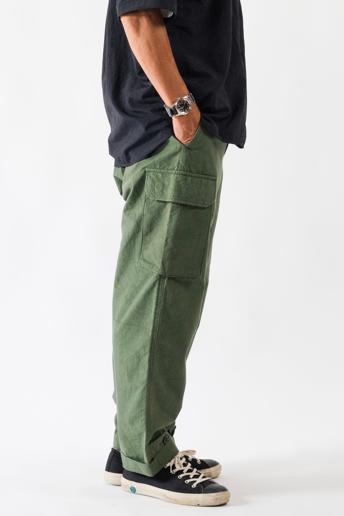 WIDE FRENCH CARGO PANTS -RIPSTOP- ｜STUDIO ORIBE（スタジオオリベ