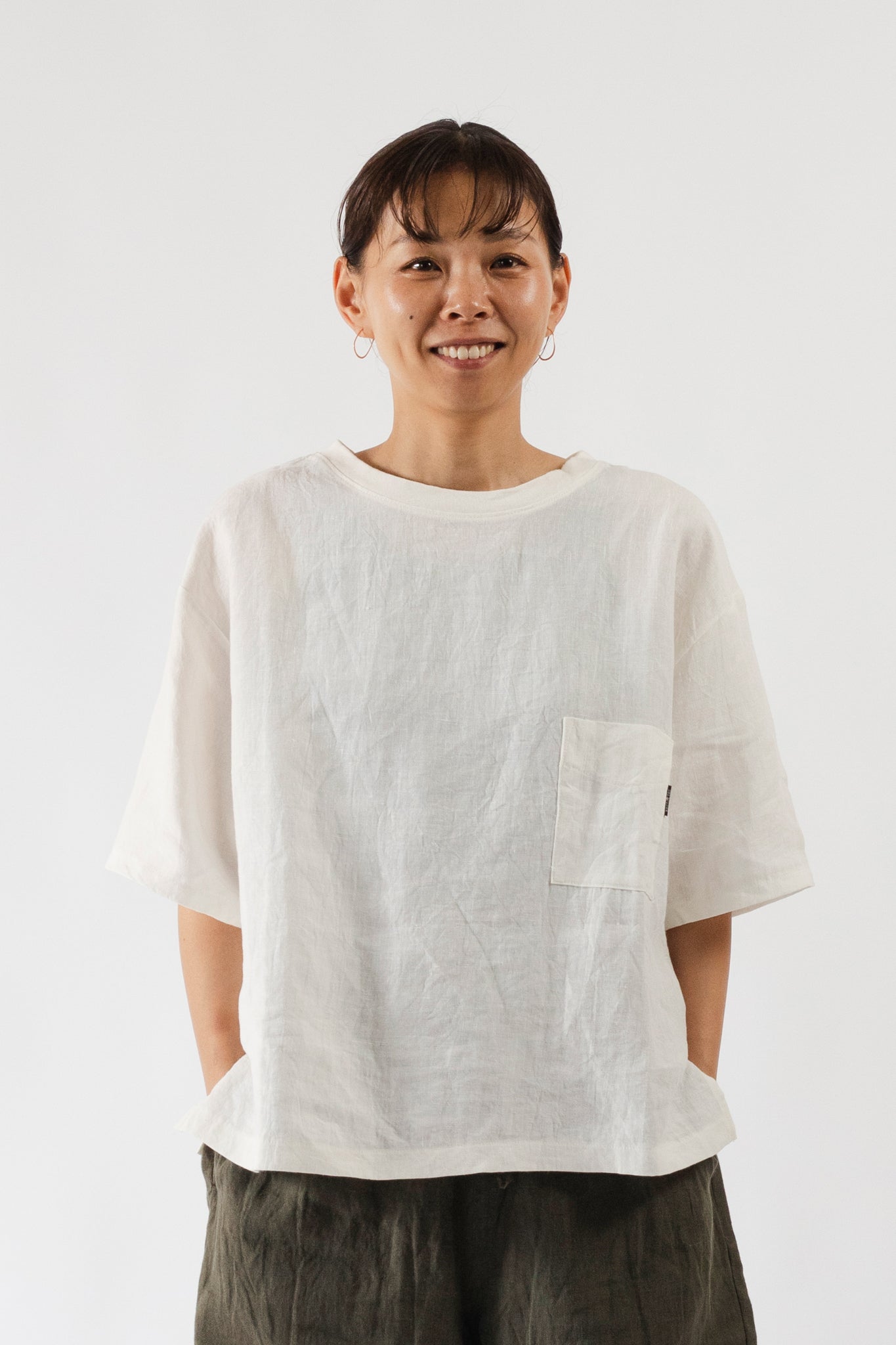 トップス french vintage linen twill BIG T LINEN Big T-Shirt | DELICIOUS（デリシャス）| JAMES & CO.鎌倉