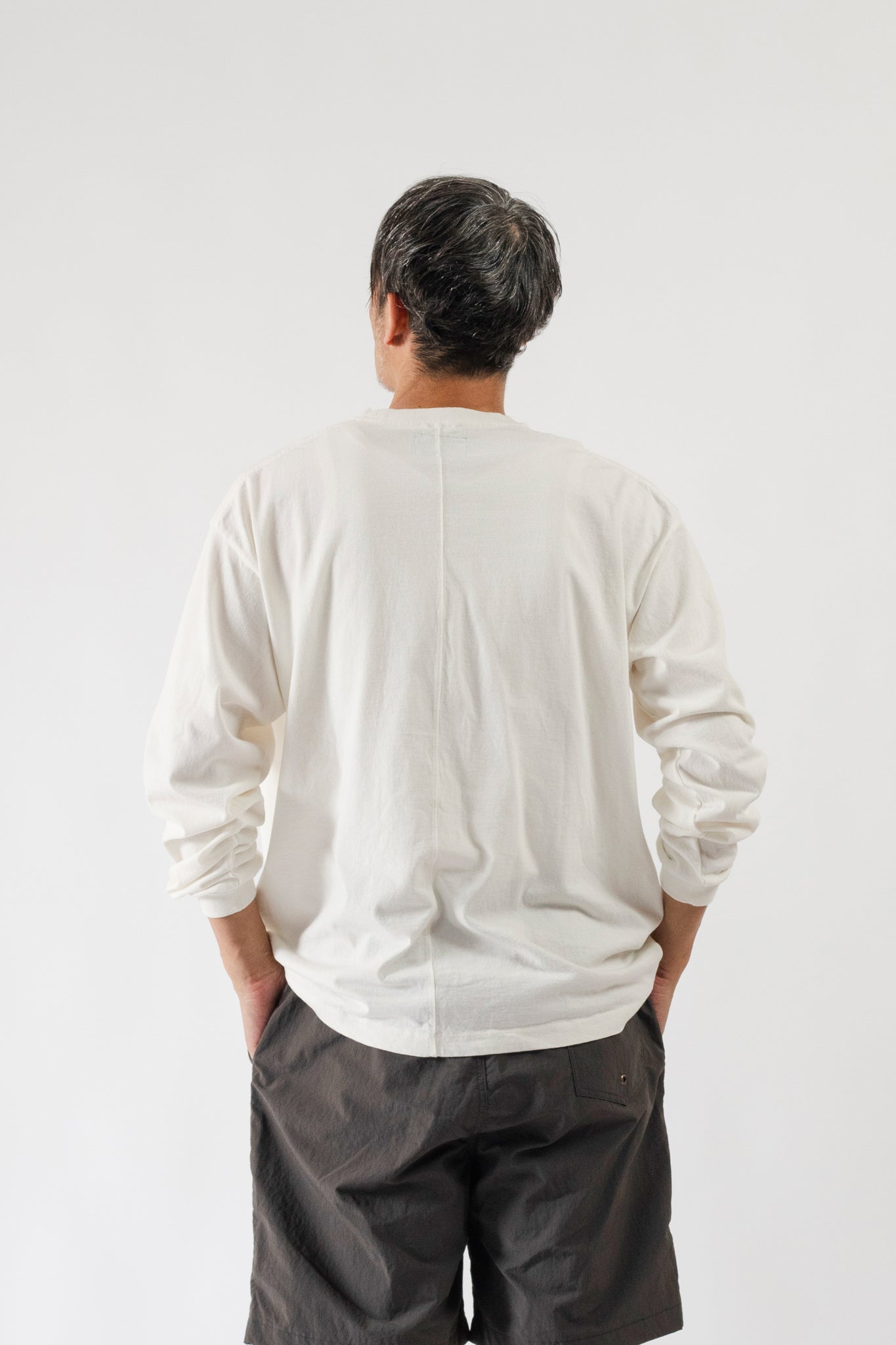 【最終値下】ミューラルDipsacus shirt ホワイト Blank L/S T-shirts(White) - Deviluse ONLINE STORE