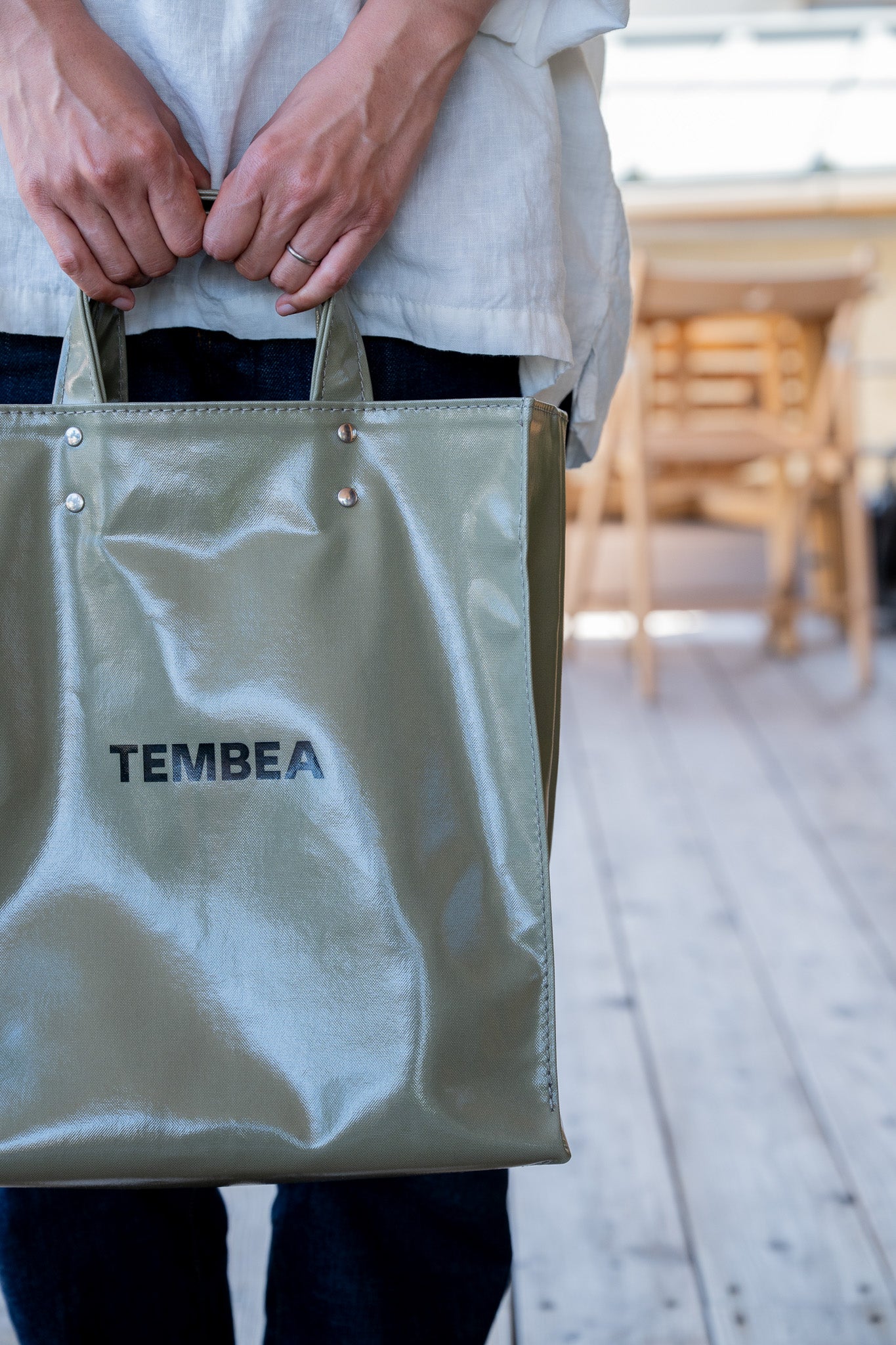 TEMBEA ペーパートートMEDIUM PAPER TOTE MEDIUM - TEMBEA