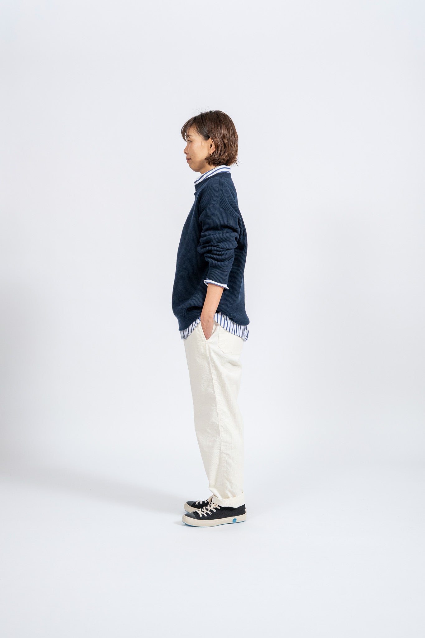 Corduroy Easy Pants - OFF