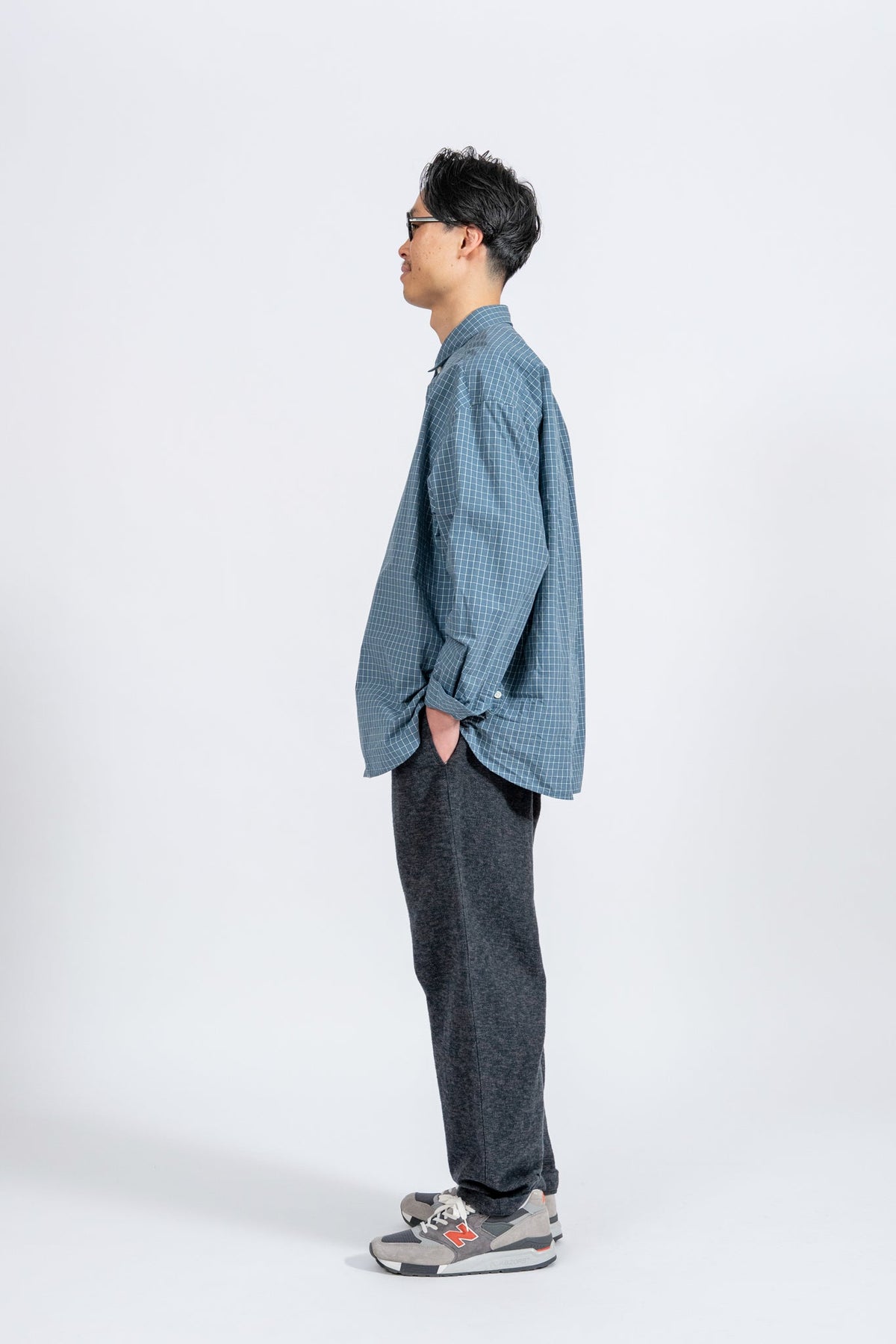 176cm / BLU / L